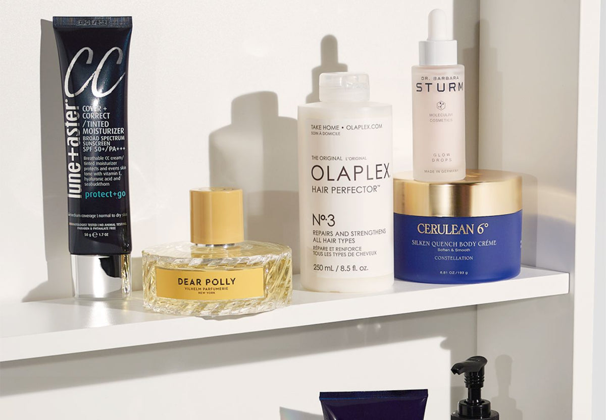 products on a shelf