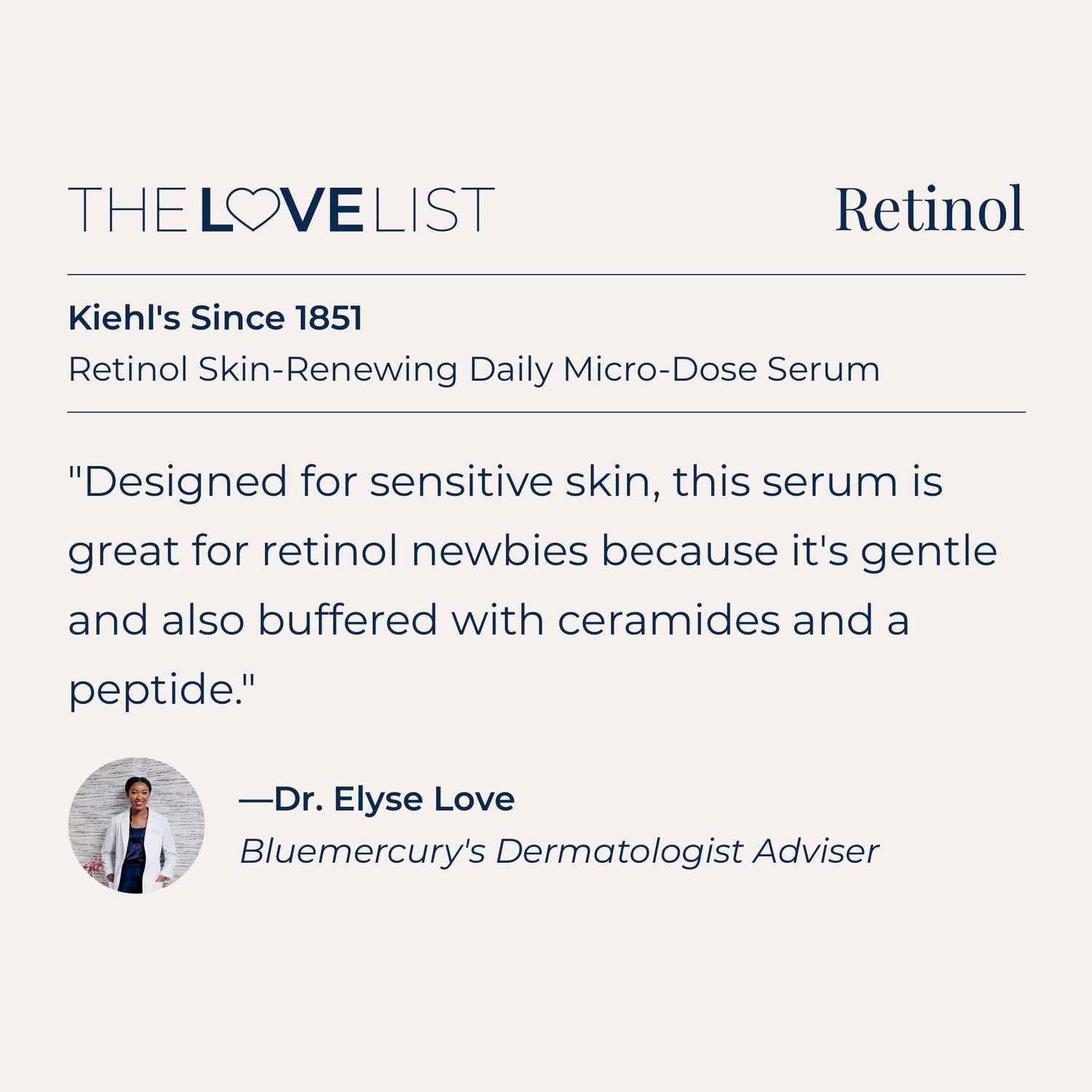 Kiehl's Since 1851 Micro-Dose Anti-Aging Retinol Serum With Ceramides and Peptide