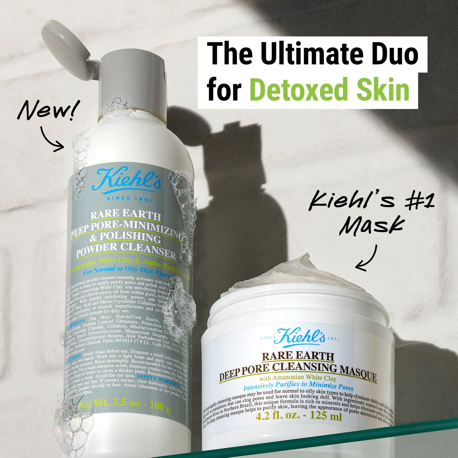 Kiehl's Since 1851 Rare Earth Deep Pore-Minimizing and Polishing Powder Cleanser