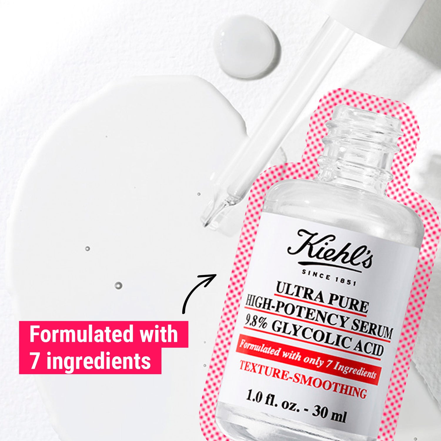 Kiehl's Since 1851 Ultra Pure High-Potency 9.8% Glycolic Acid Serum