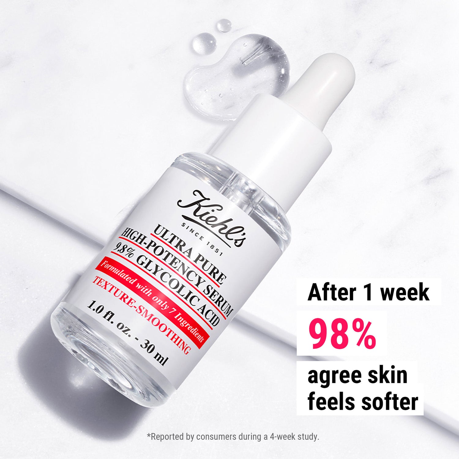 Kiehl's Since 1851 Ultra Pure High-Potency 9.8% Glycolic Acid Serum