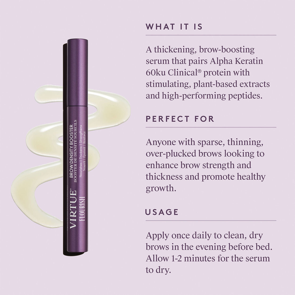 Virtue Flourish Brow Density Booster