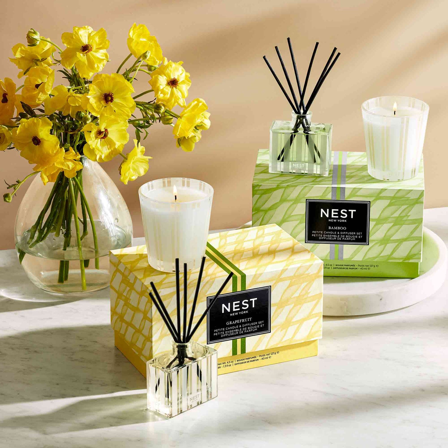 Nest Grapefruit Petite Candle & Diffuser