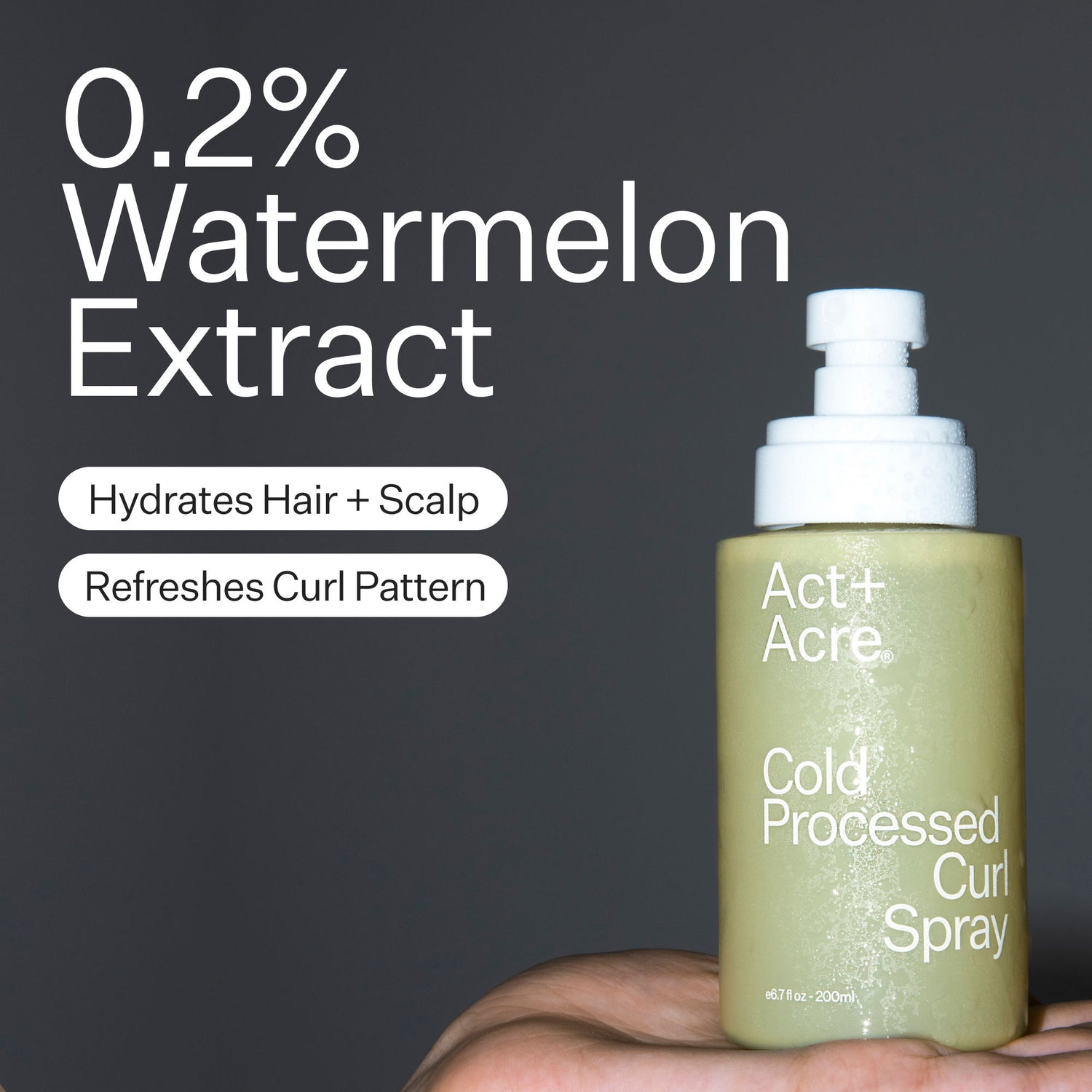 Act+Acre Cold Processed Curl Spray