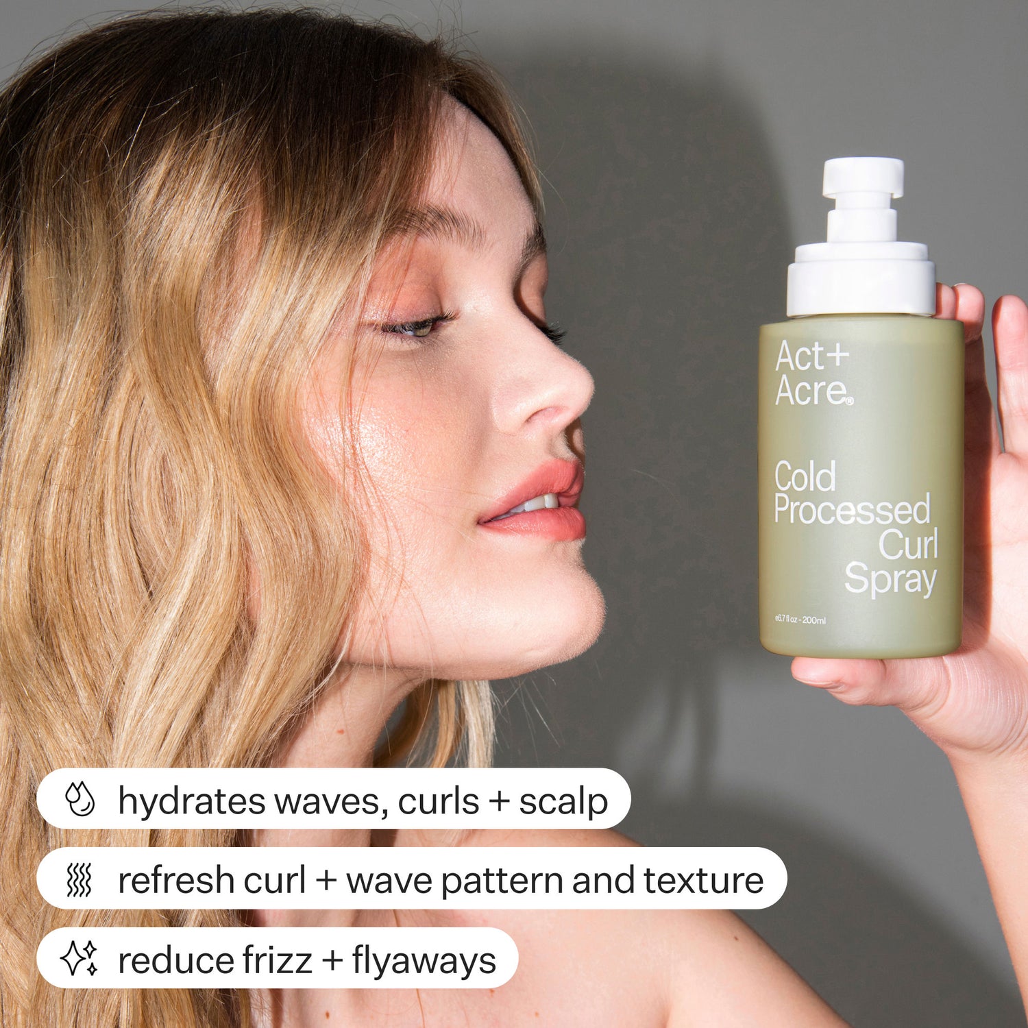 Act+Acre Cold Processed Curl Spray