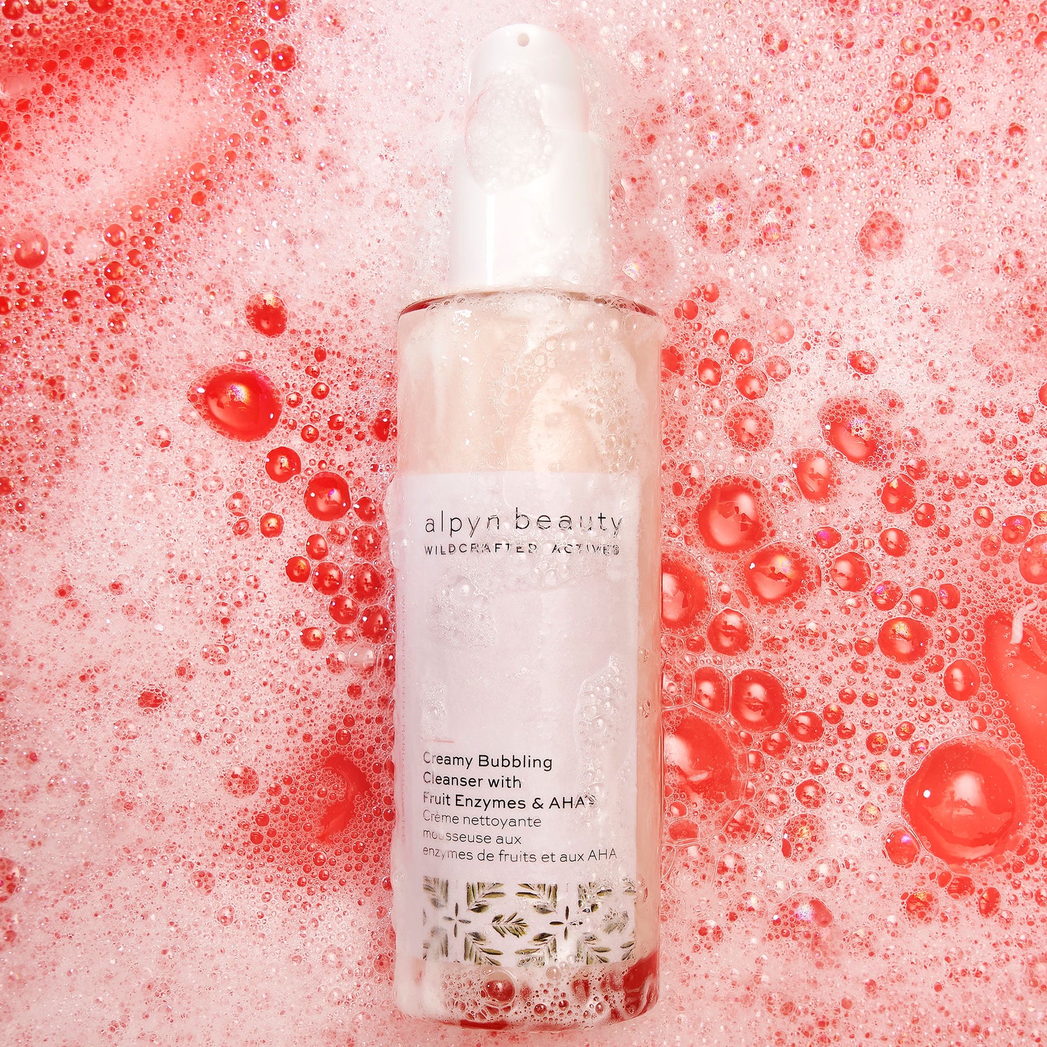 Alpyn Beauty Creamy Bubbling Cleanser With Fruit Enzymes and AHA's