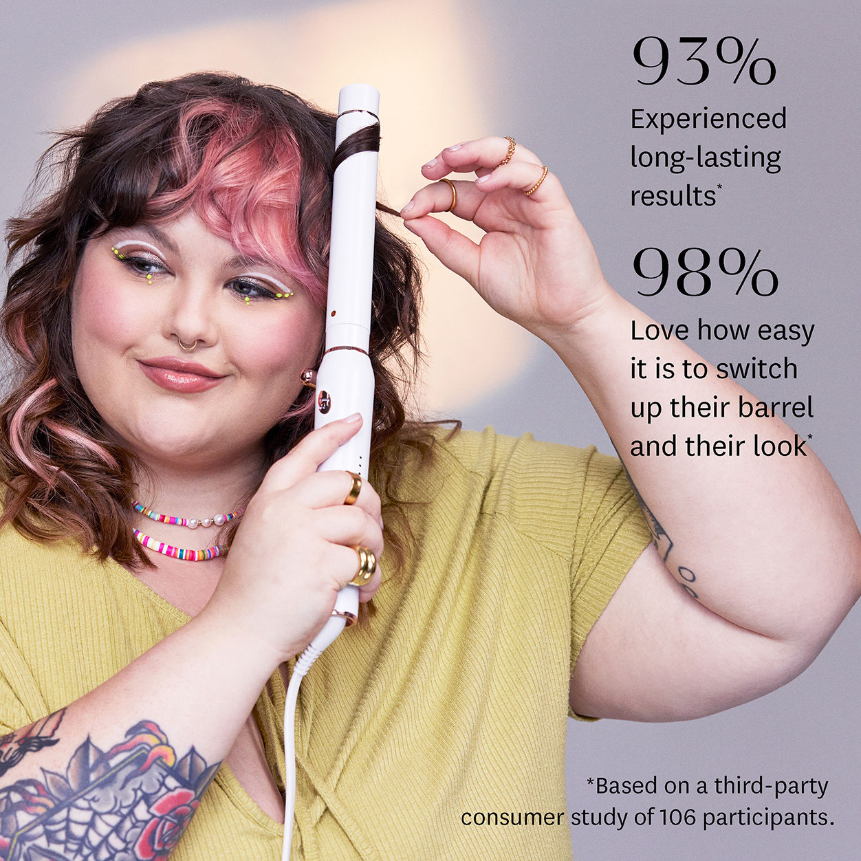 T3 Switch Kit Wave Trio Styling Iron with Three Interchangeable Barrels