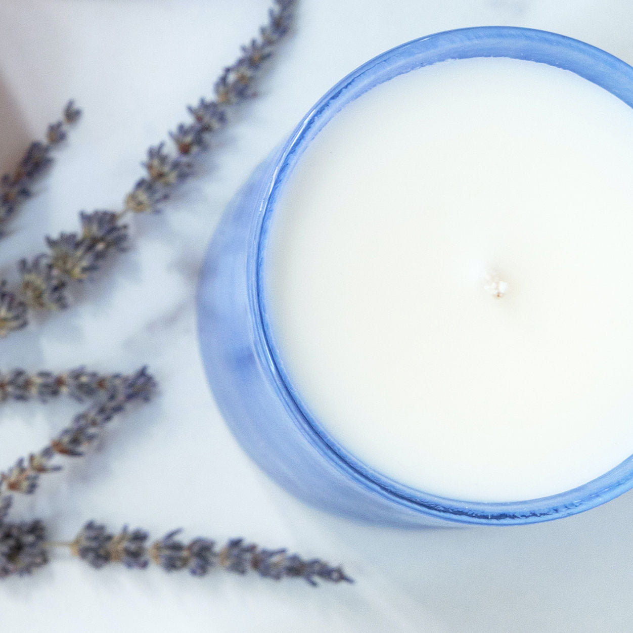 Lifestyle image of Lafco Bluemercury Spa Candle variant: 15.5 oz (Signature)