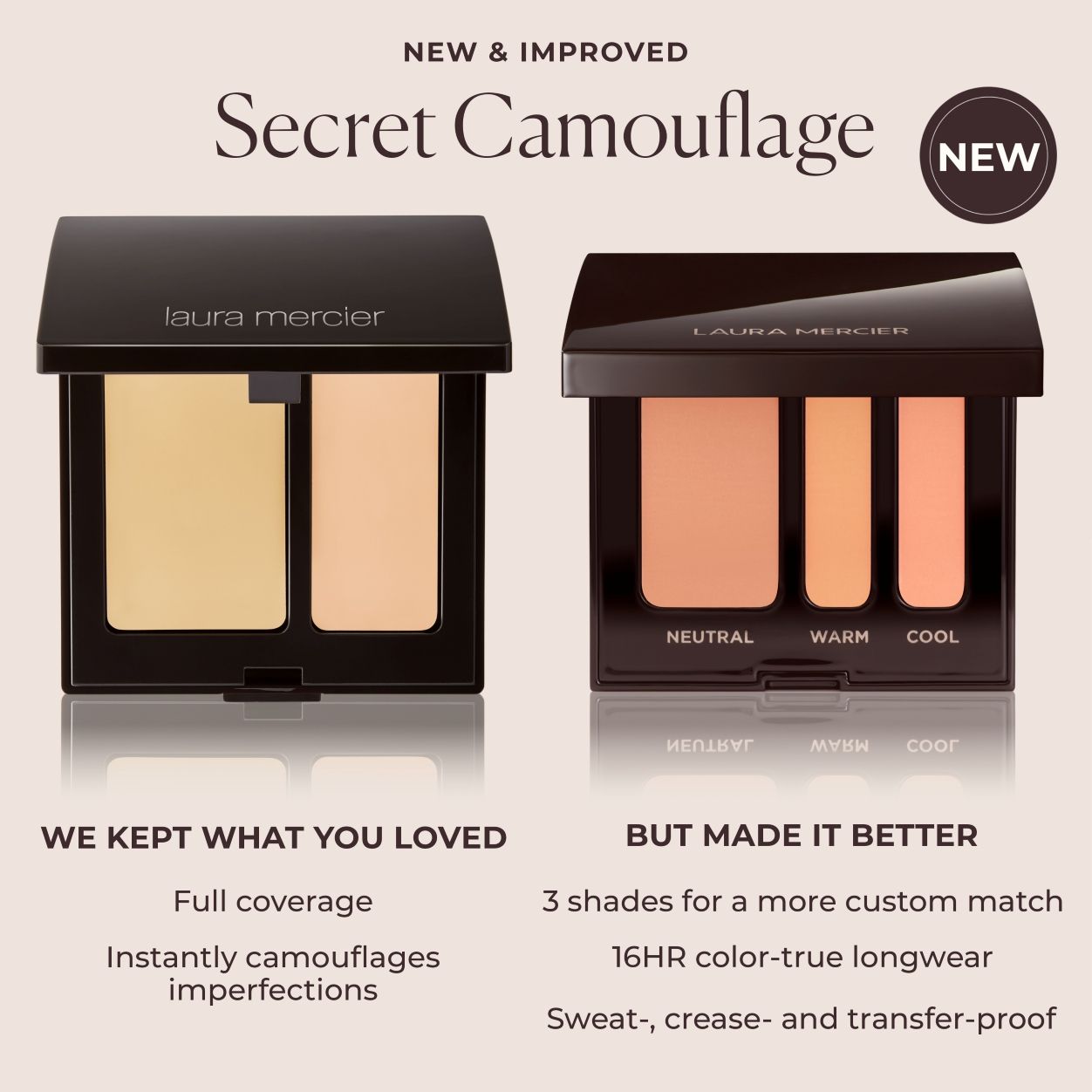 Lifestyle image of Laura Mercier Secret Camouflage Custom Complexion Perfector Long-wear Concealer