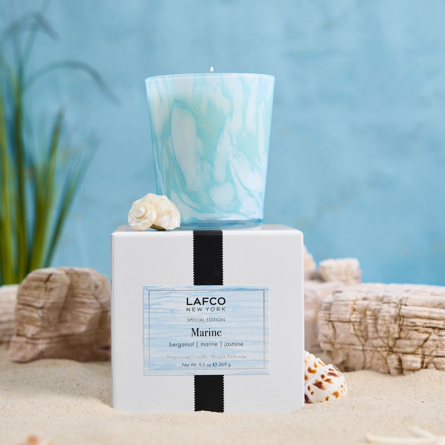 Lifestyle image of Lafco Marine Special Edition Candle (Limited Edition)