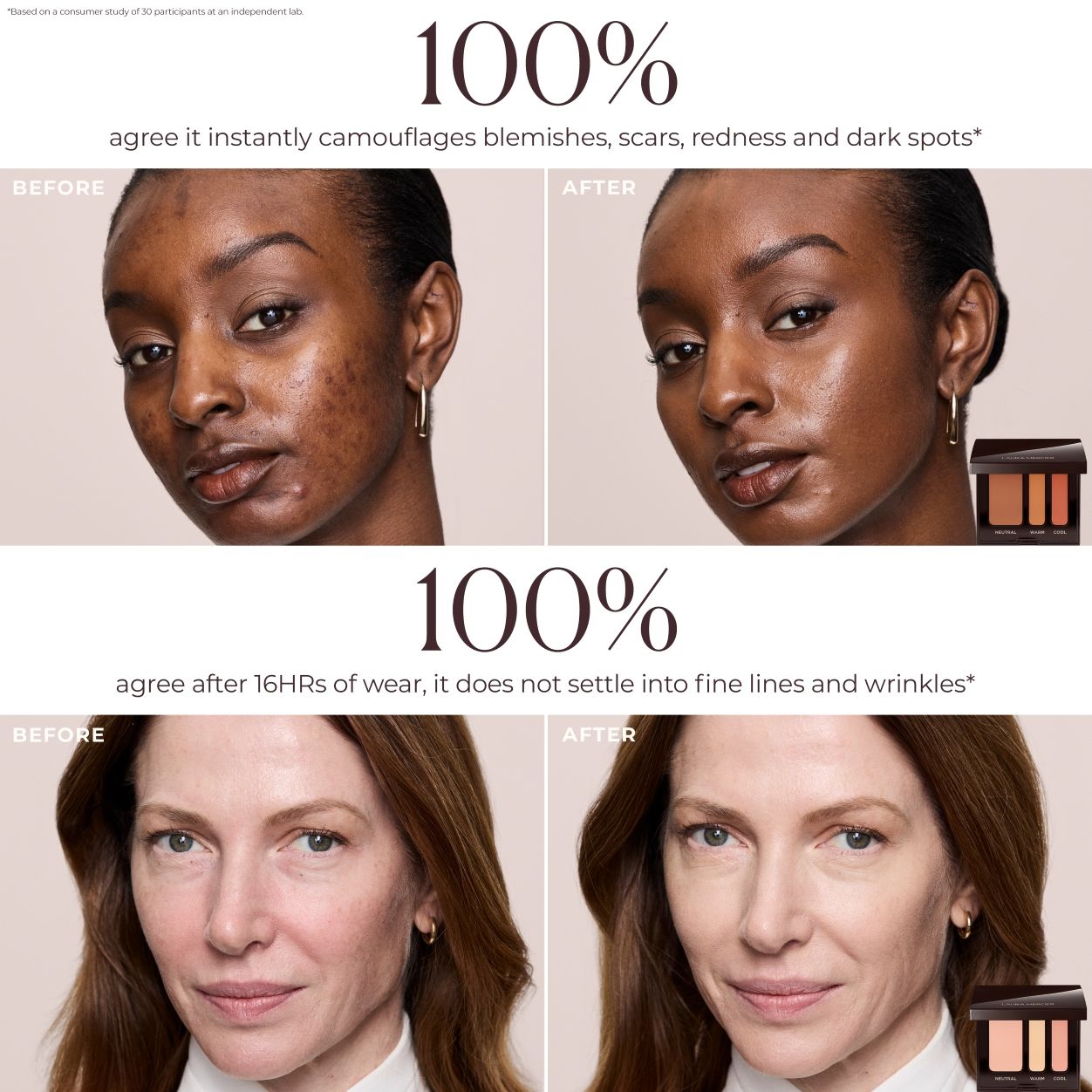 An arm swatch of Laura Mercier Secret Camouflage Custom Complexion Perfector Long-wear Concealer