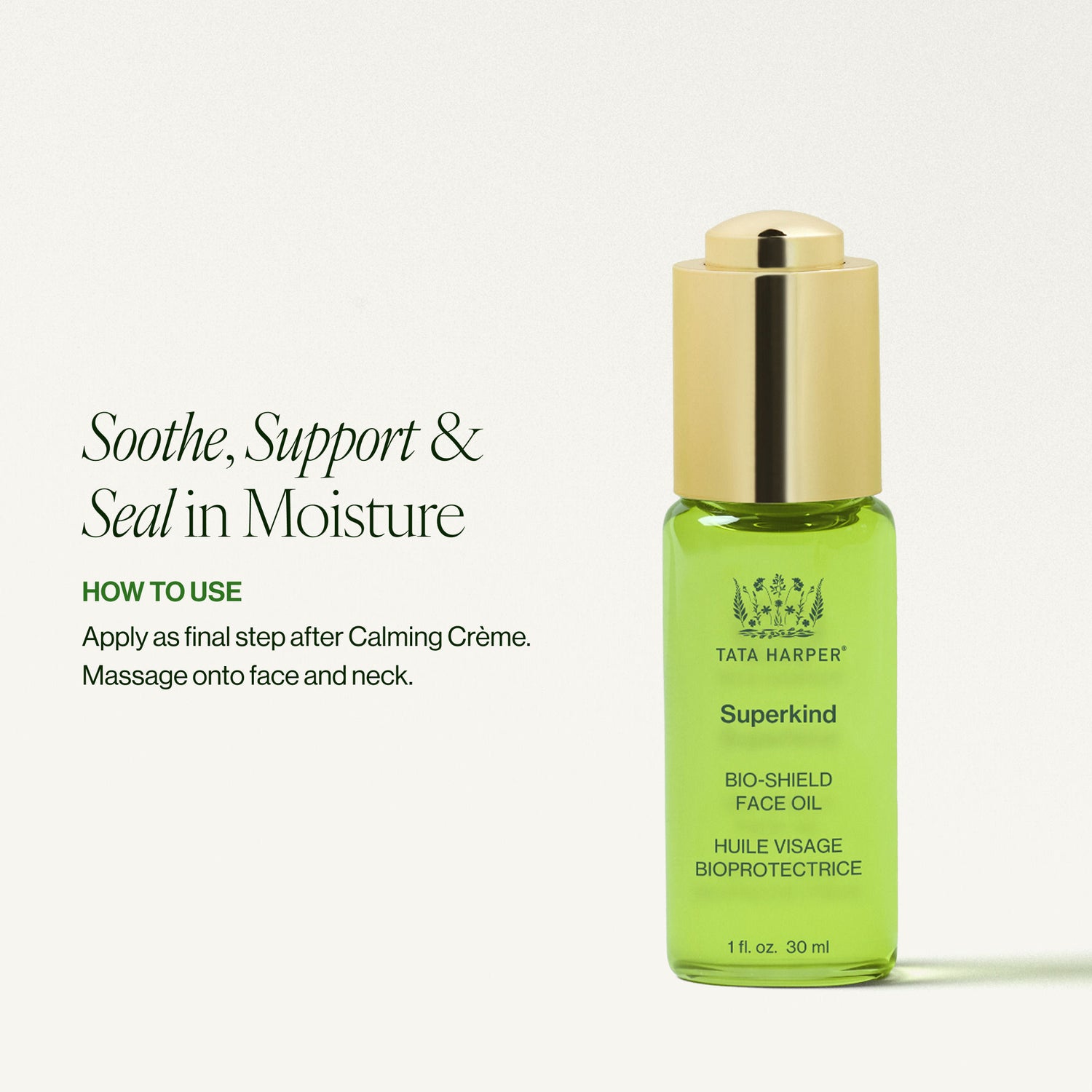 Lifestyle image of Tata Harper Bio-Shield Face Oil