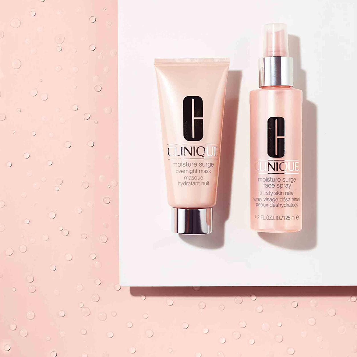 Lifestyle image of Clinique Moisture Surge Face Spray Thirsty Skin Relief