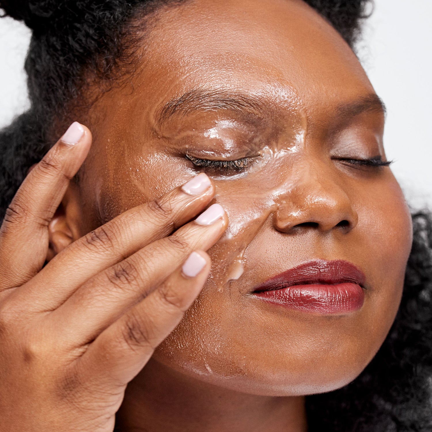 Model image of Clinique Take The Day Off Makeup Removing Cleansing Balm