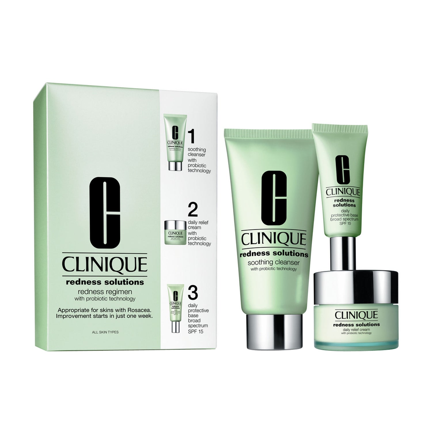 Clinique Redness Solution Redness Regimen Skincare Set main image