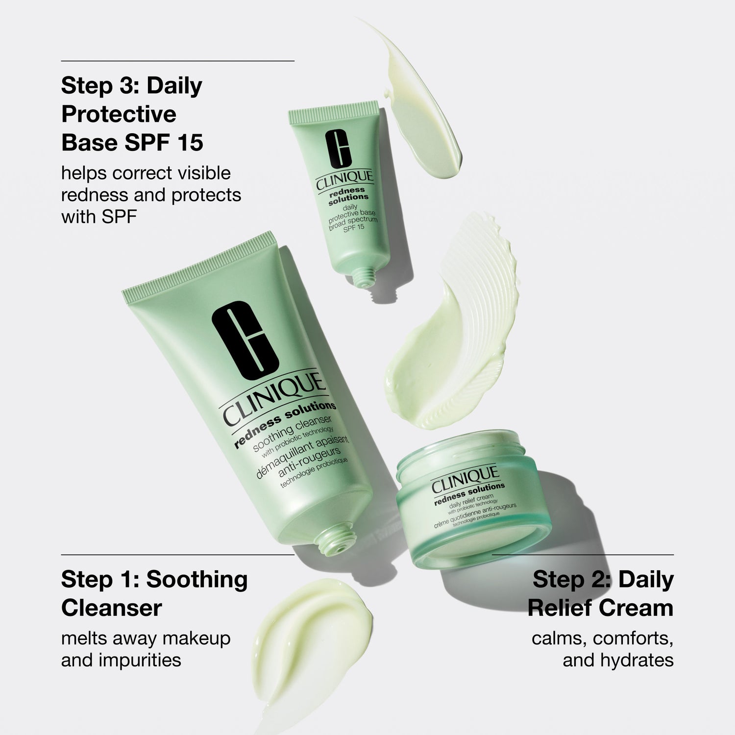 Information related to Clinique Redness Solution Redness Regimen Skincare Set