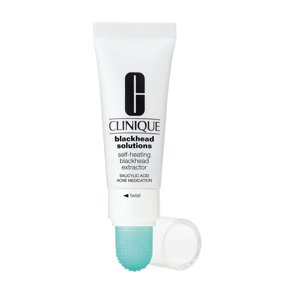 Image of an open Clinique Blackhead Solutions Self-Heating Blackhead Extractor