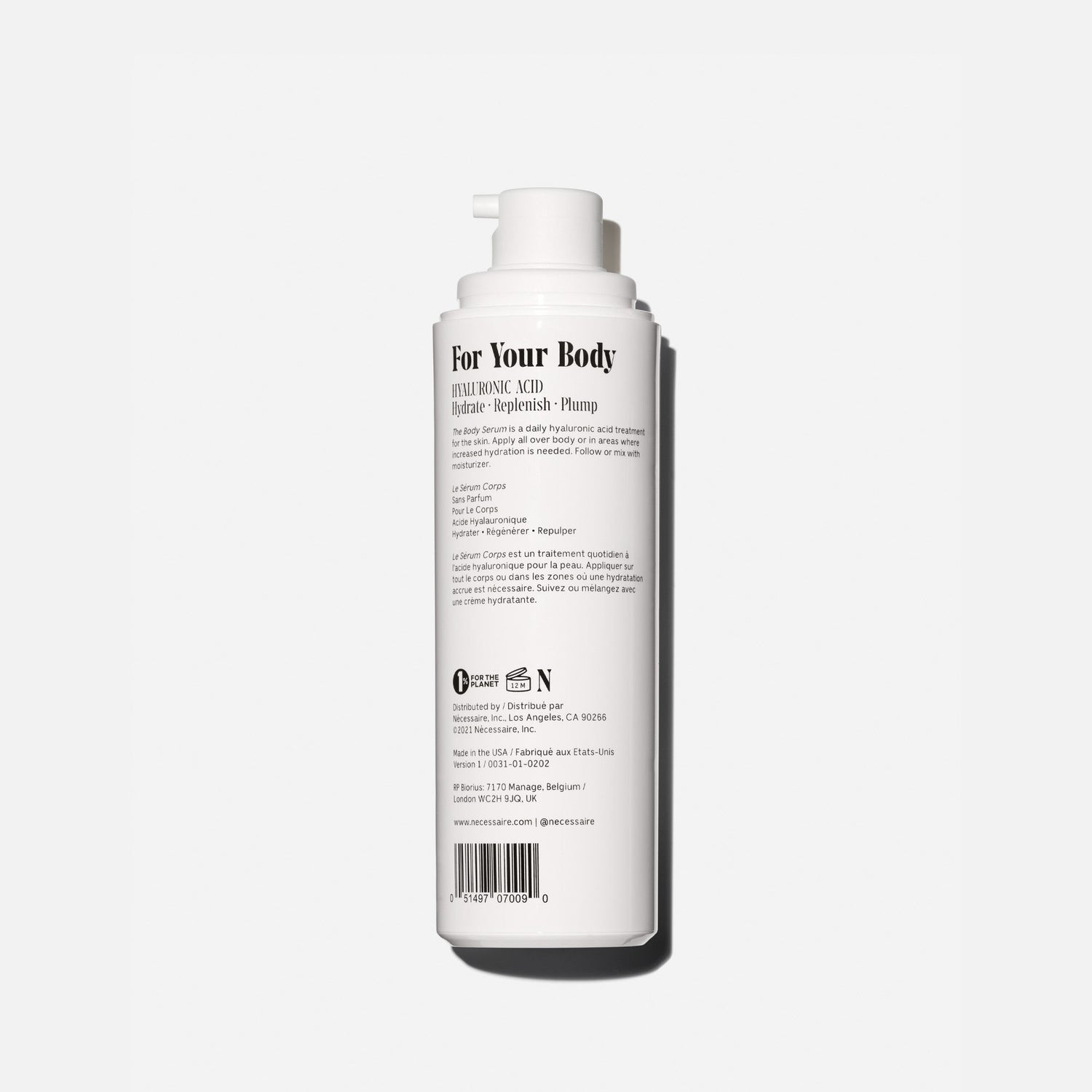 Back image of Nécessaire The Body Serum