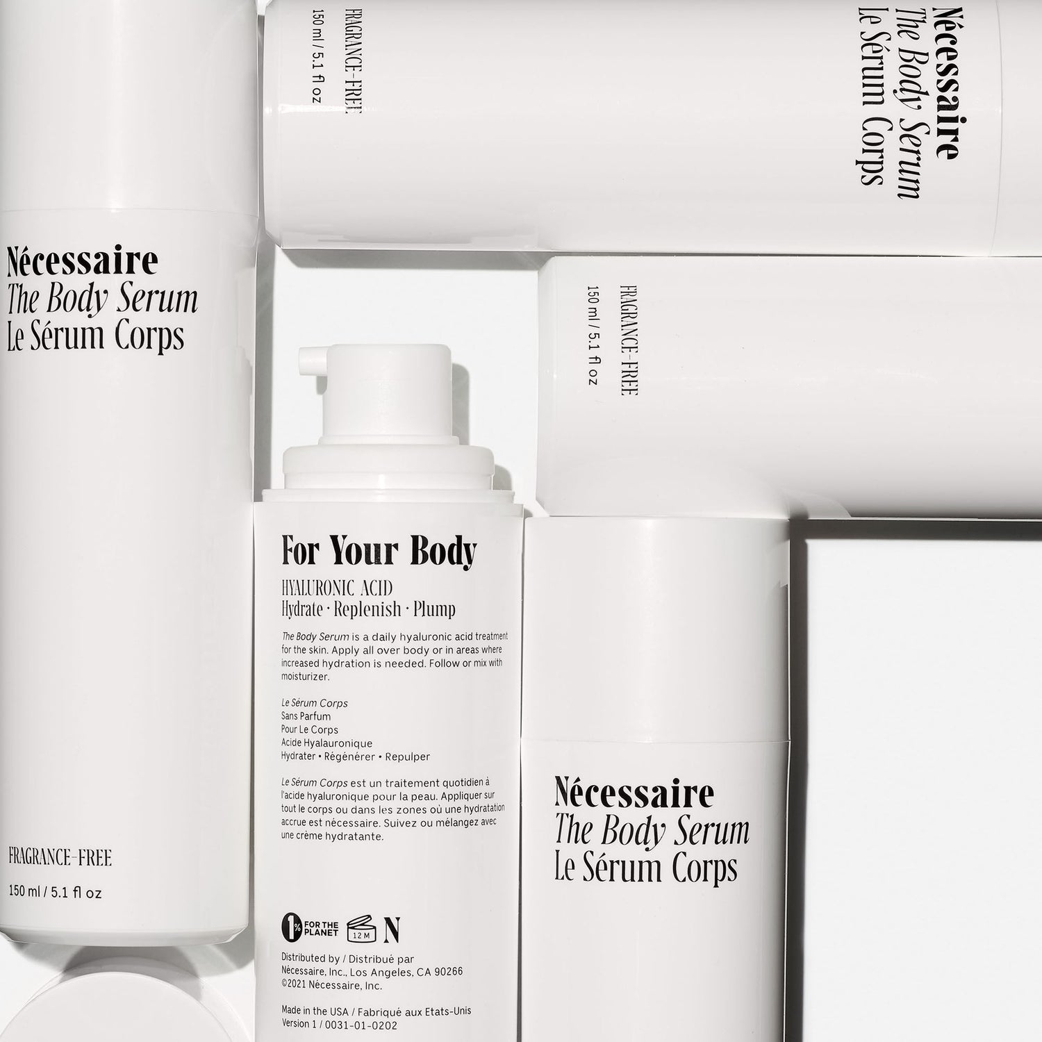 Top-view image of Nécessaire The Body Serum