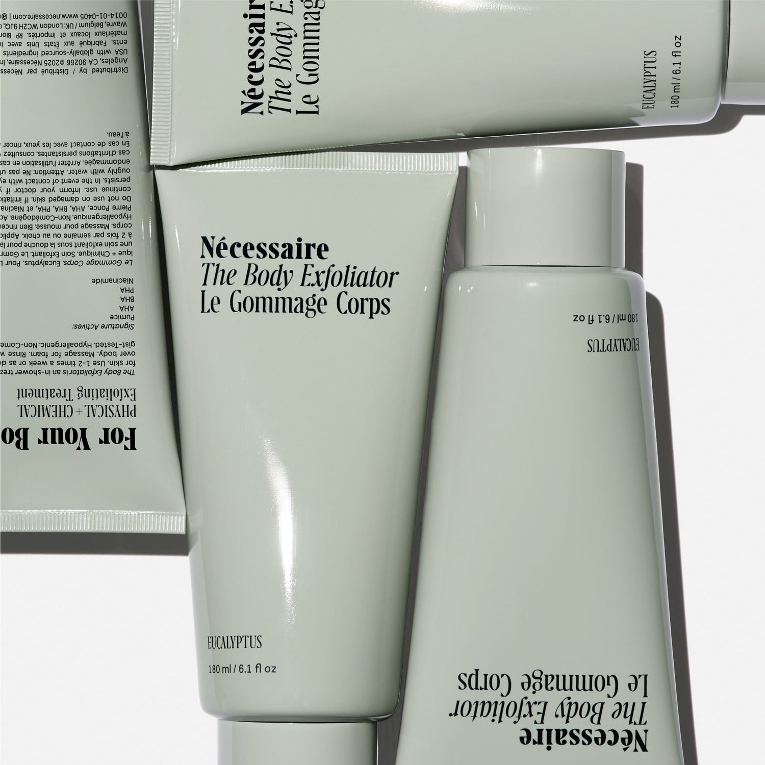 Top-view image of Nécessaire The Body Exfoliator Eucalyptus