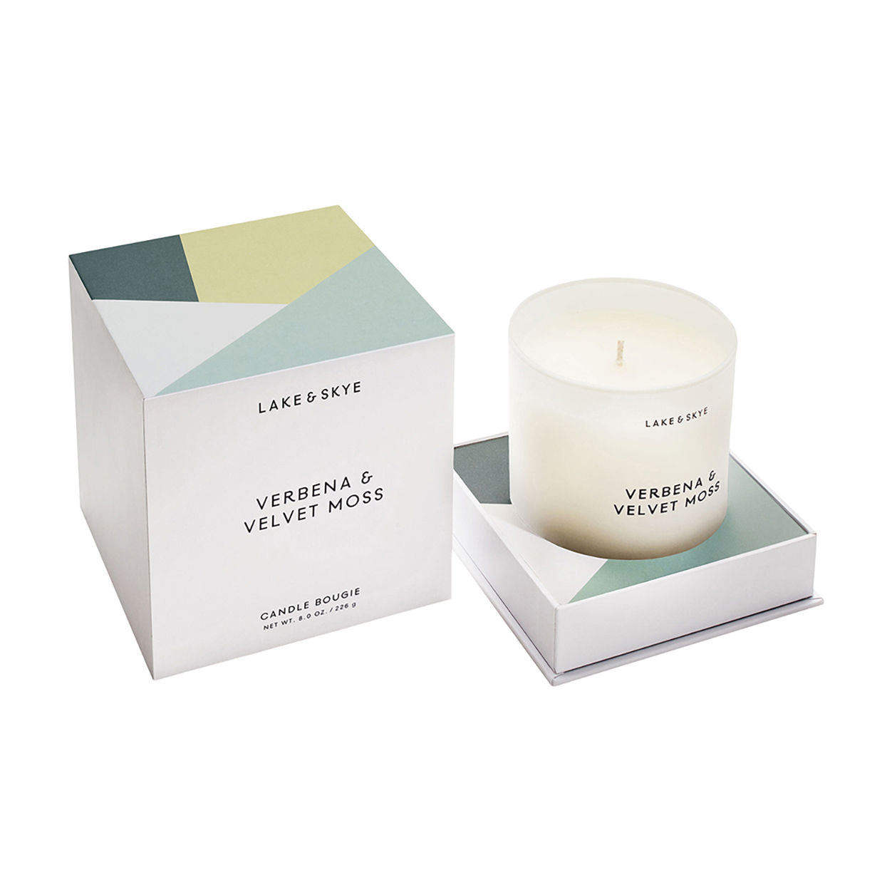 Image of the Lake & Skye Verbena and Velvet Moss Candle box
