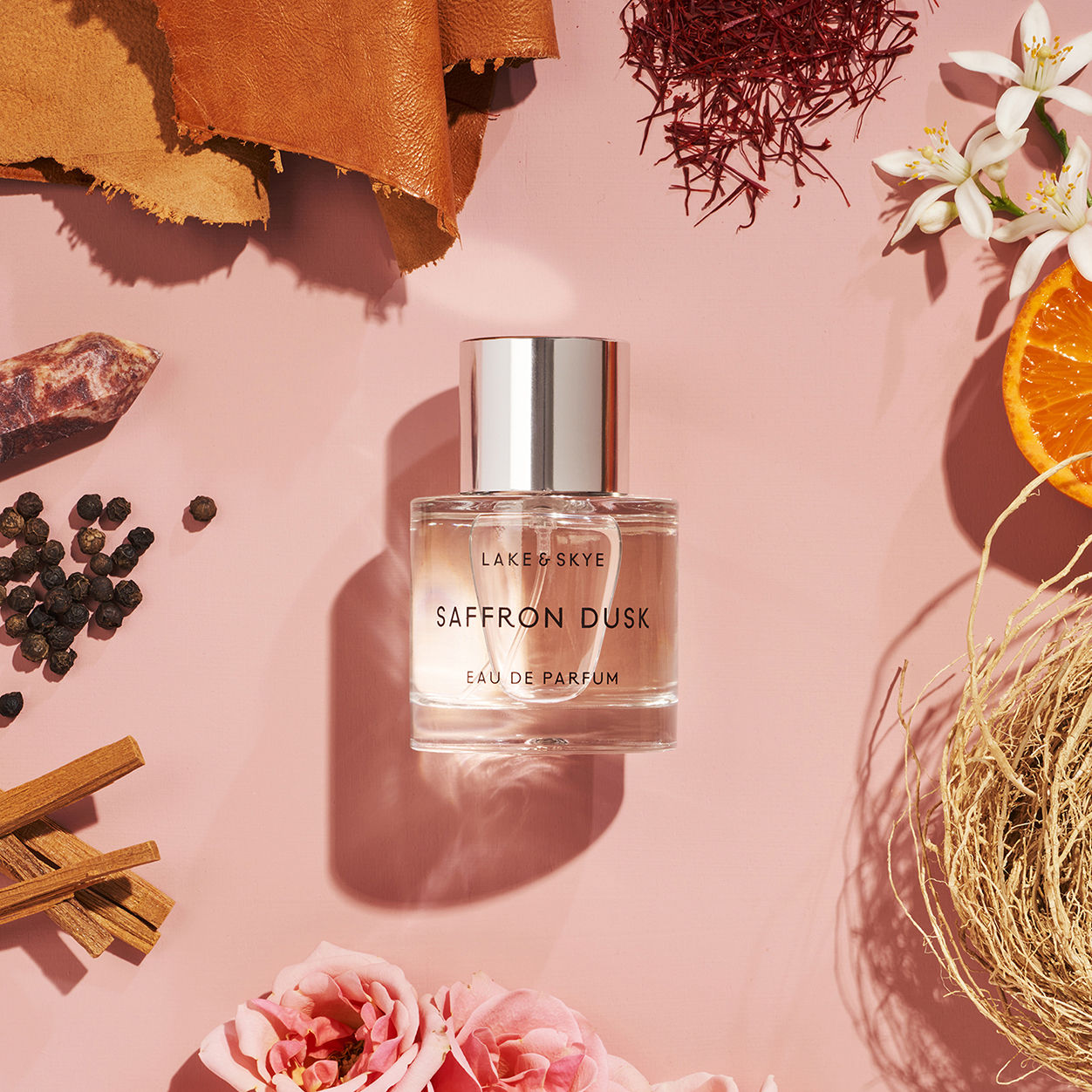 Lifestyle image of Lake & Skye Saffron Dusk Eau de Parfum