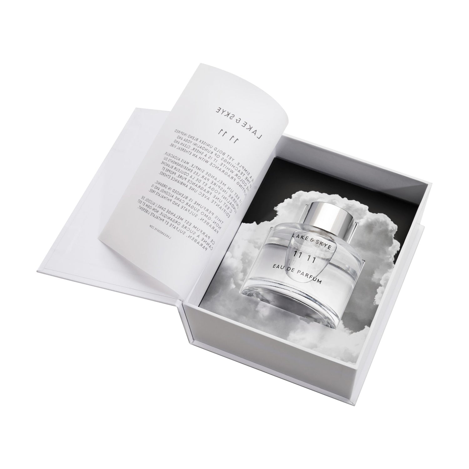 Image of an open Lake & Skye 11 11 Eau de Parfum (Limited Edition)