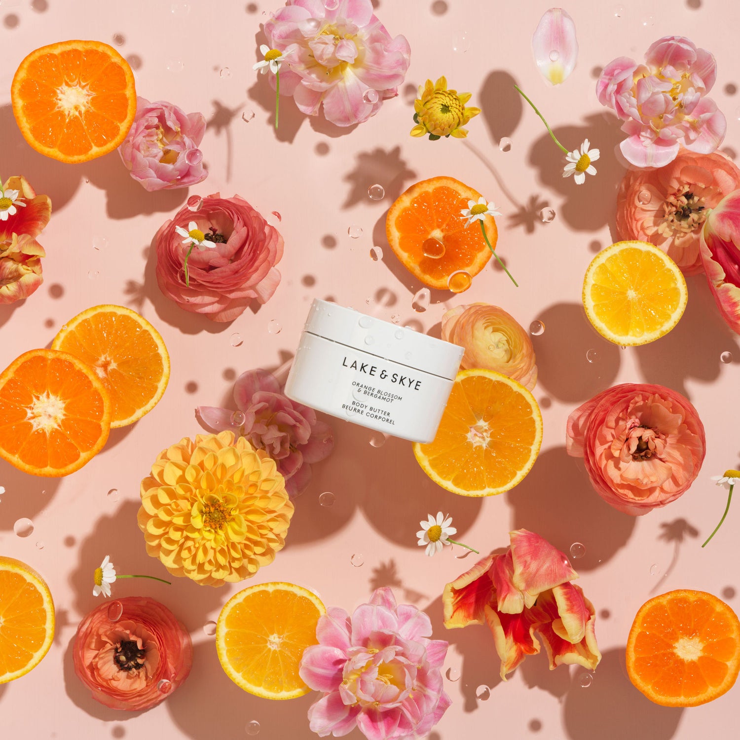 Lifestyle image of Lake & Skye Orange Blossom and Bergamot Body Butter
