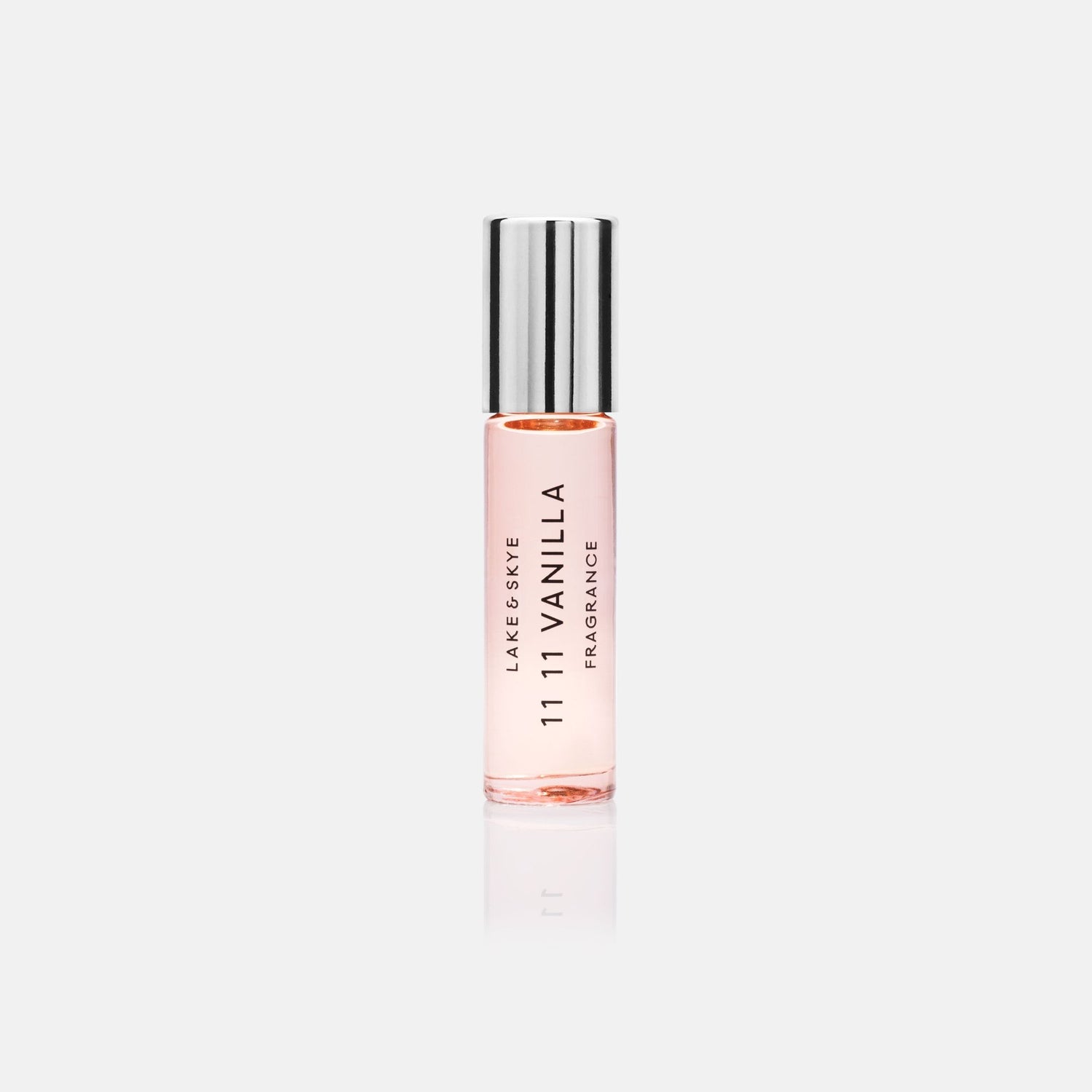 Image of an open Lake & Skye 11 11 Vanilla Oil Rollerball
