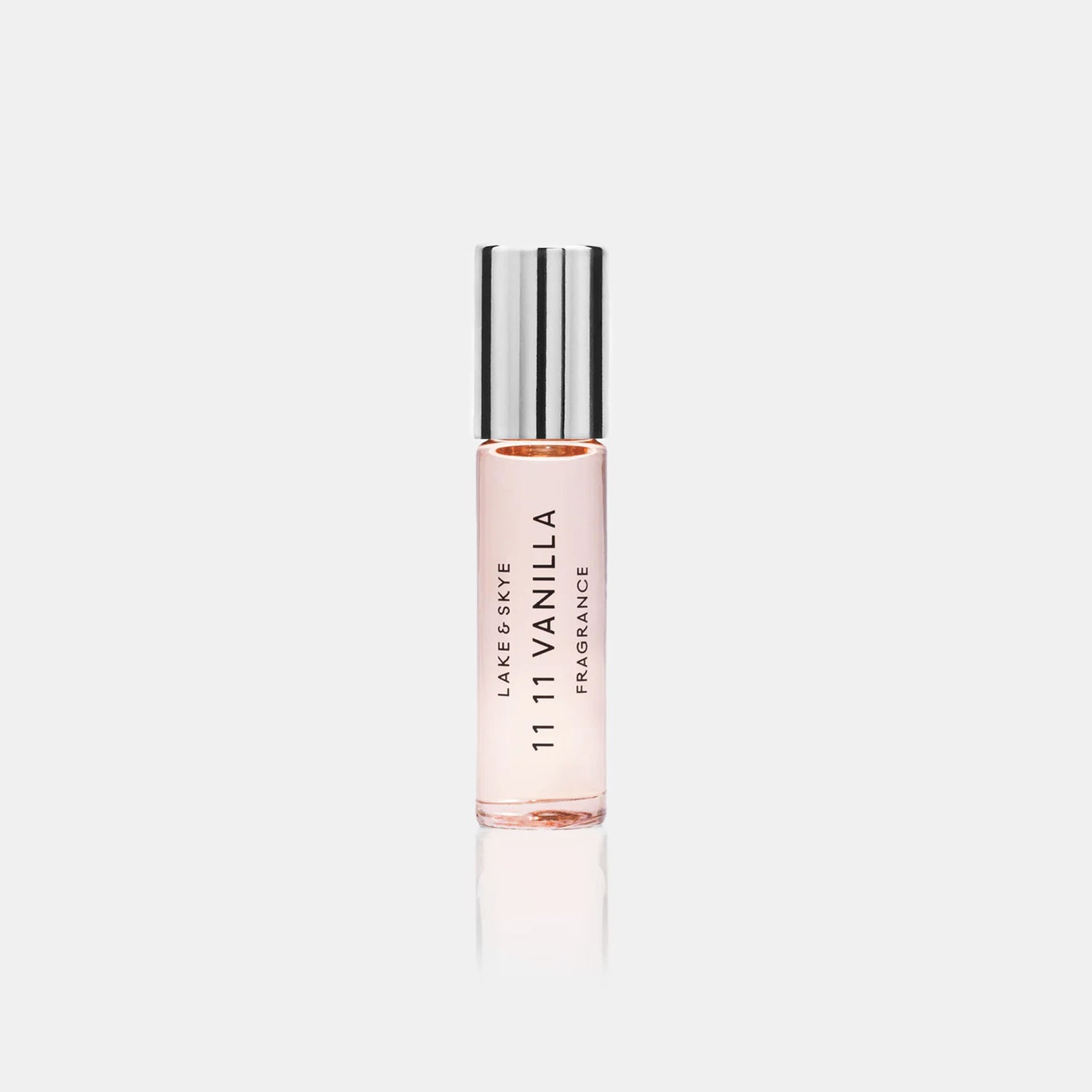 Image of an open Lake & Skye 11 11 Vanilla Oil Rollerball