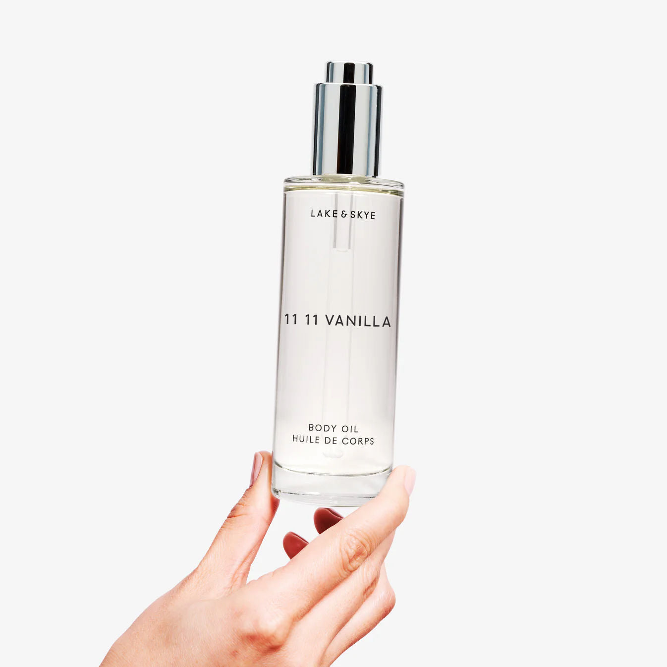 Model image of Lake & Skye 11 11 Vanilla Body Oil