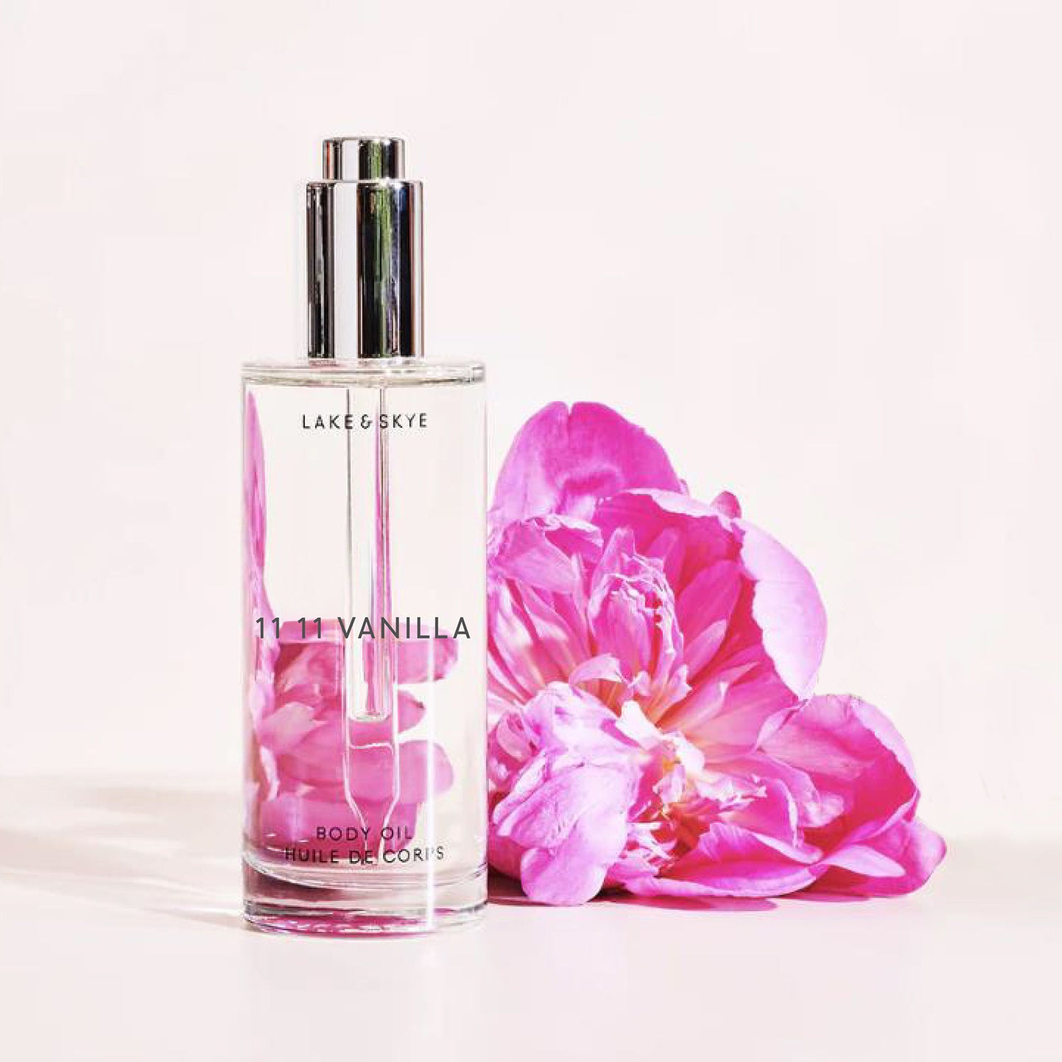 Lifestyle image of Lake & Skye 11 11 Vanilla Body Oil