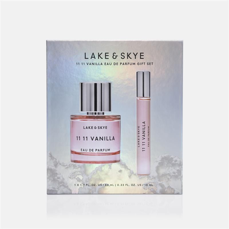 Image of the Lake & Skye 11 11 Vanilla Eau de Parfum Duo Gift Set (Limited Edition) box