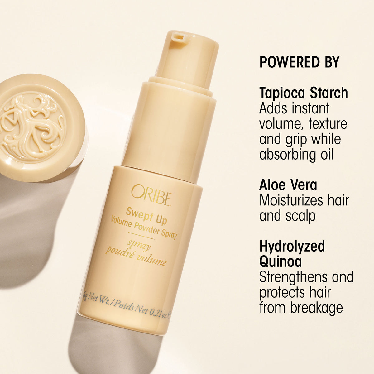Information related to Oribe Swept Up Volumizing Root Lift Powder Spray