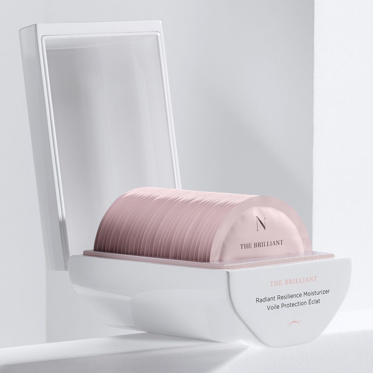 Lifestyle image of Noble Panacea The Brilliant Radiant Resilience Moisturizer