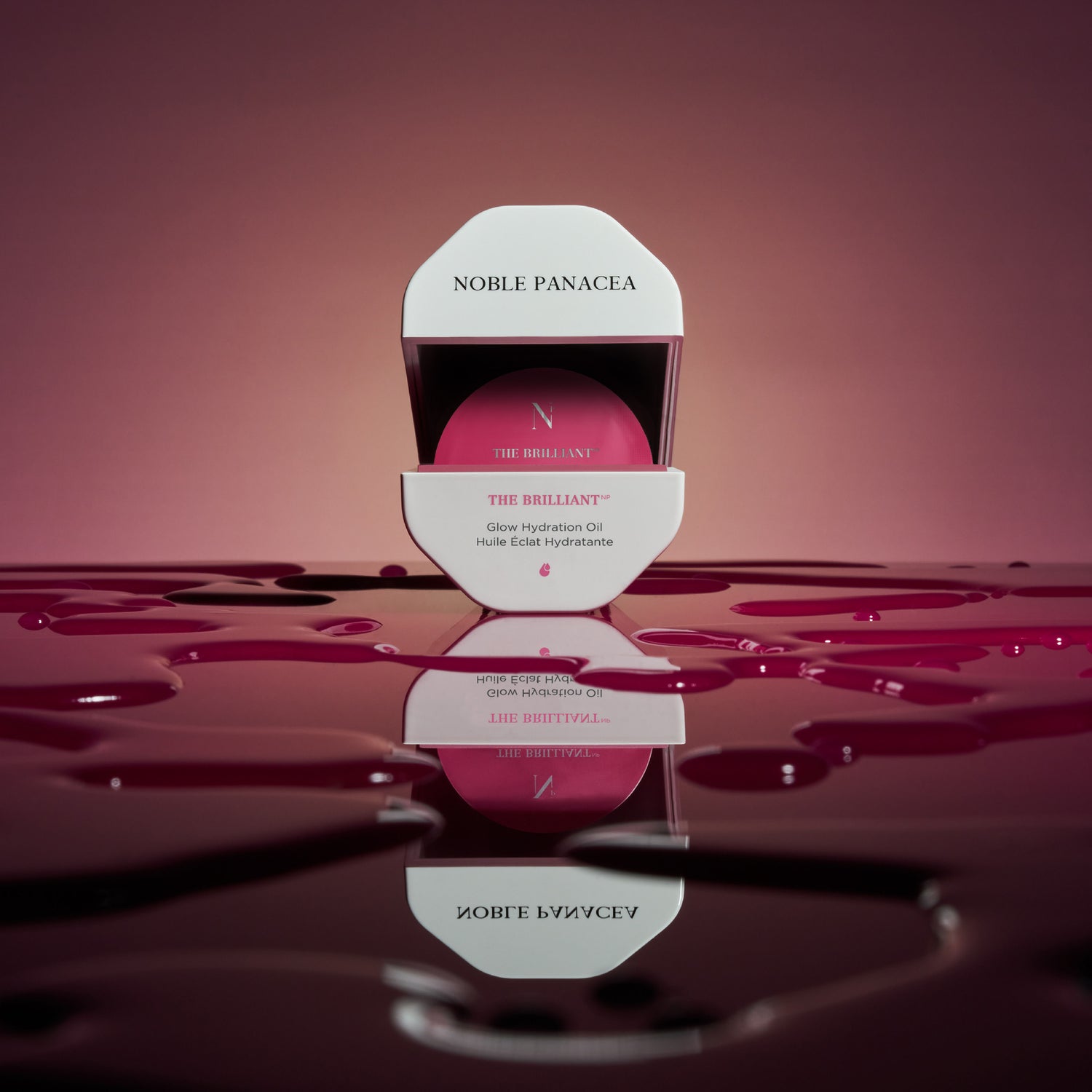 Lifestyle image of Noble Panacea The Brilliant Glow Hydration Oil