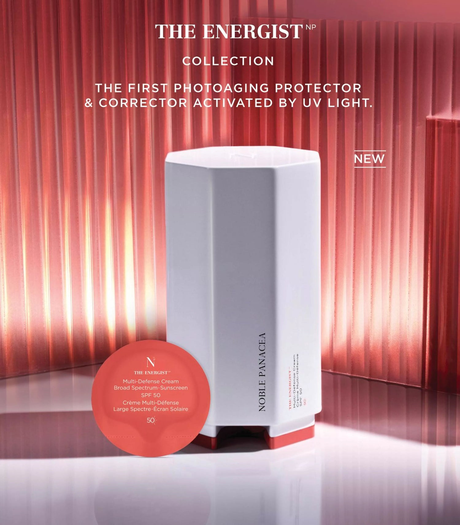 Information related to Noble Panacea The Energist Multi-Defense Cream SPF50