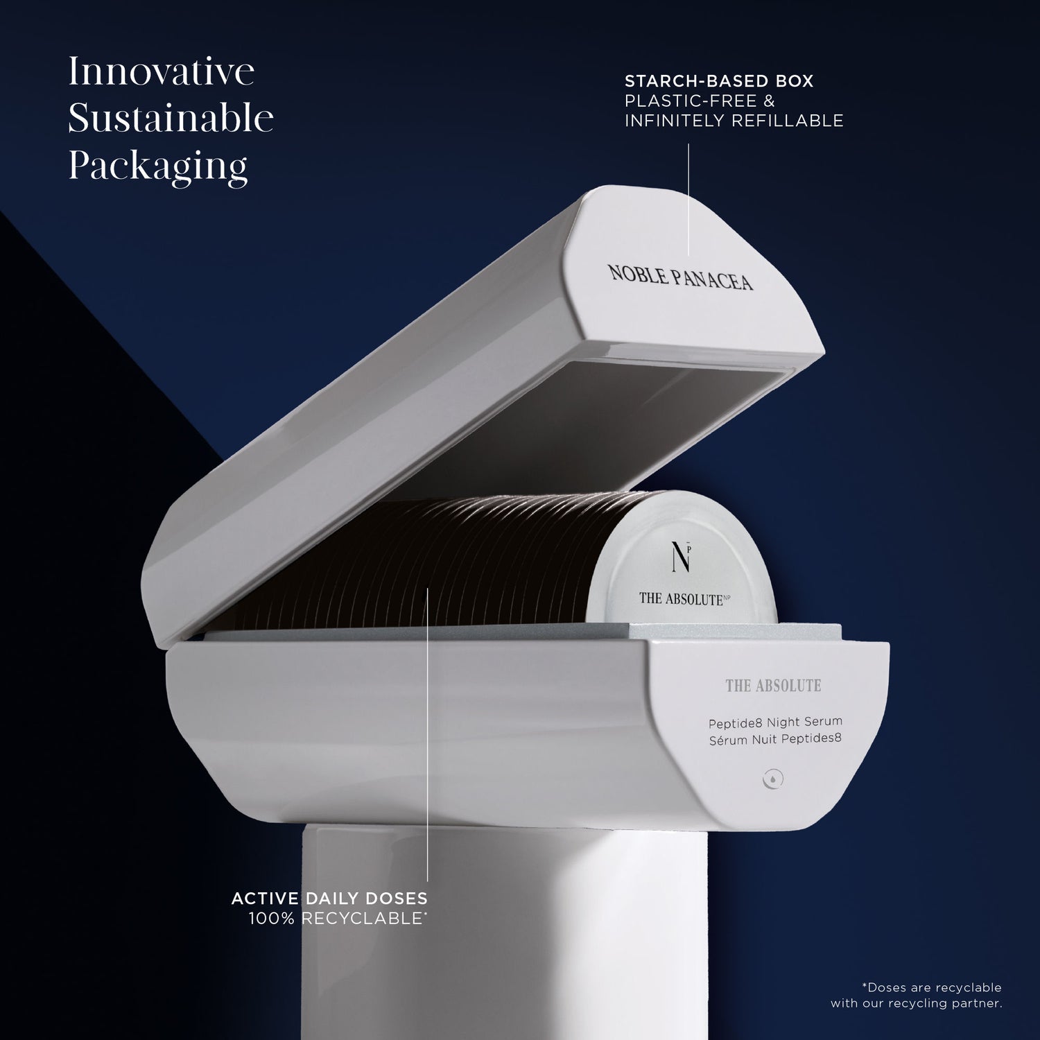 Image of an open Noble Panacea The Absolute Peptide8 Night Serum