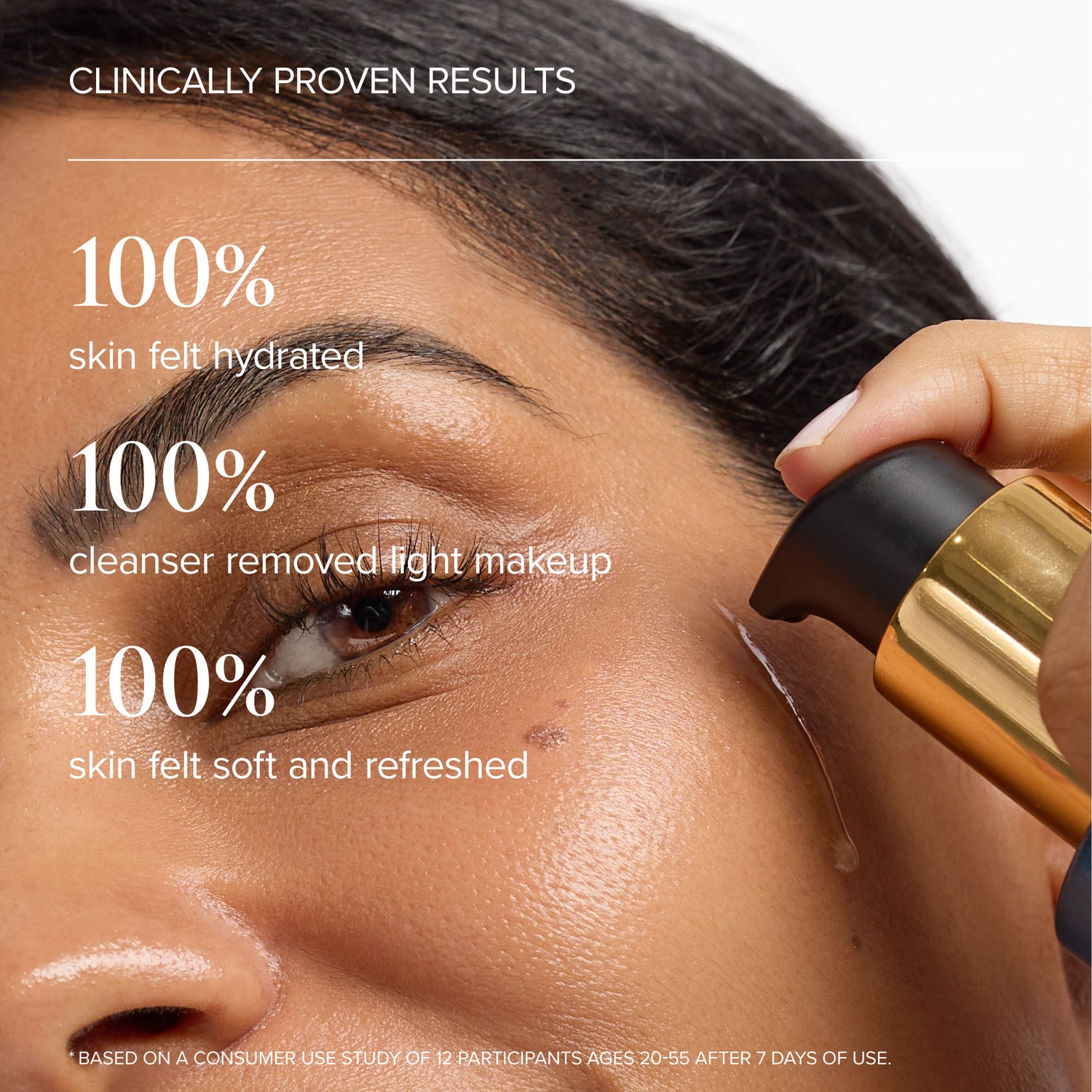 Lifestyle image of Mara Aura Cleanse Foaming Gel Cleanser