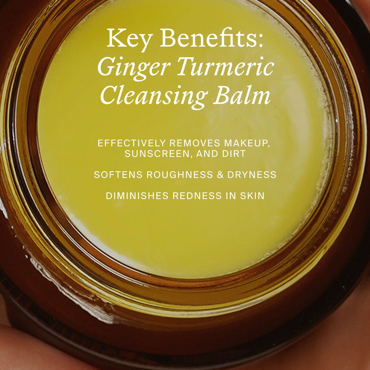 Lifestyle image of True Botanicals Ginger Turmeric Cleansing Balm