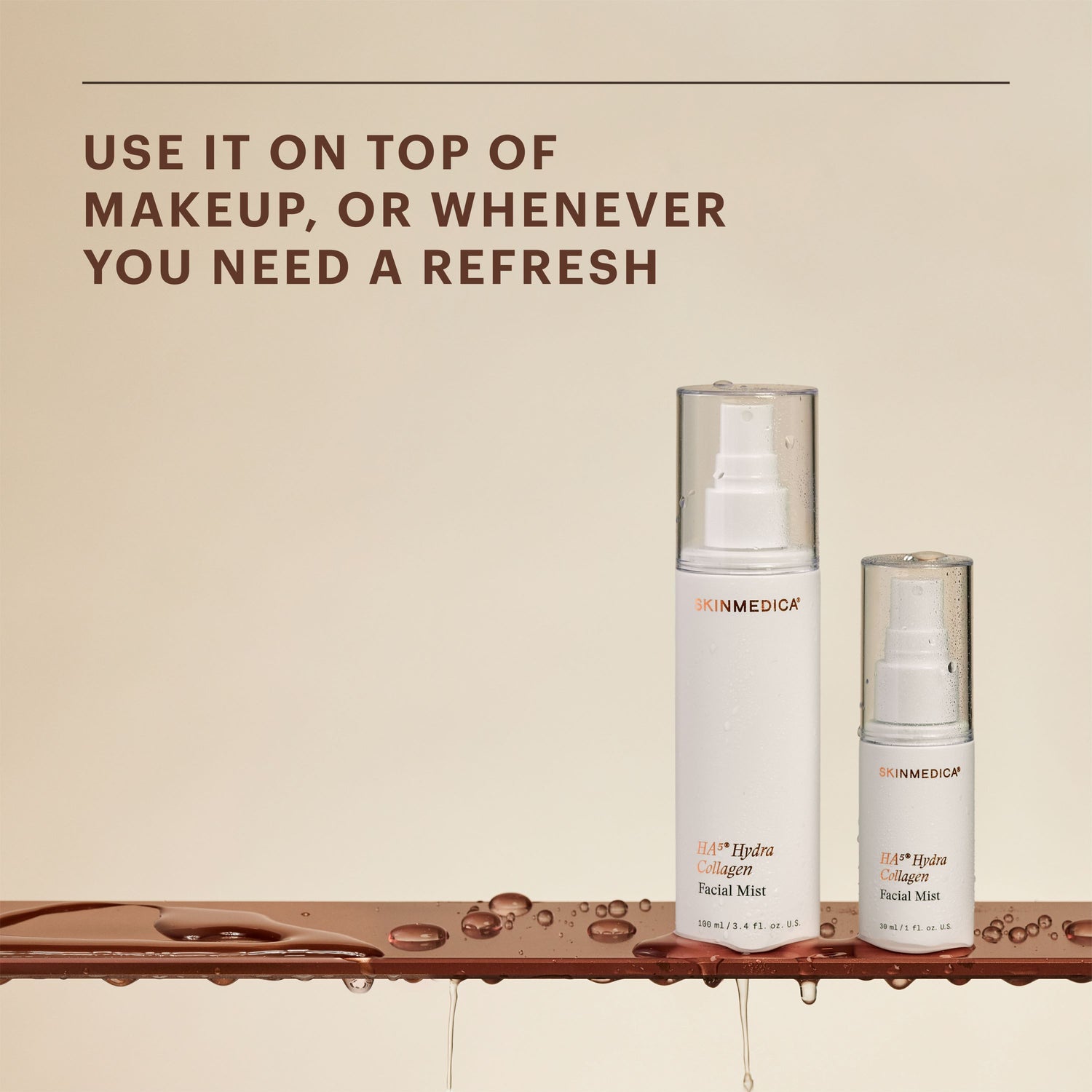 Lifestyle image of SkinMedica HA5 Hydra Collagen Facial Mist