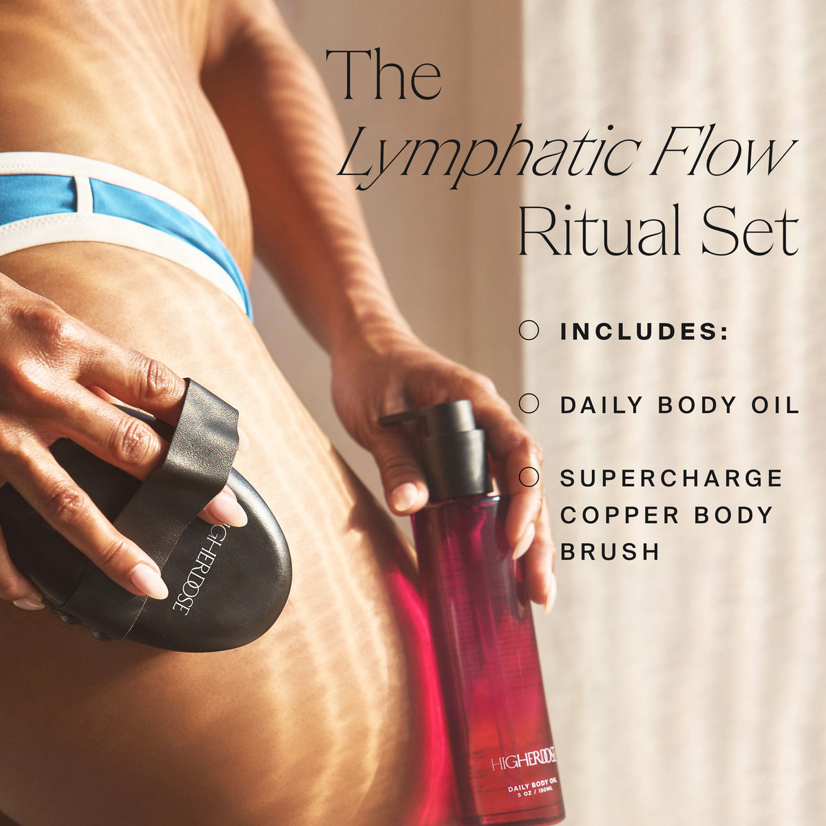 Information related to HigherDose Lymphatic Flow Ritual Set