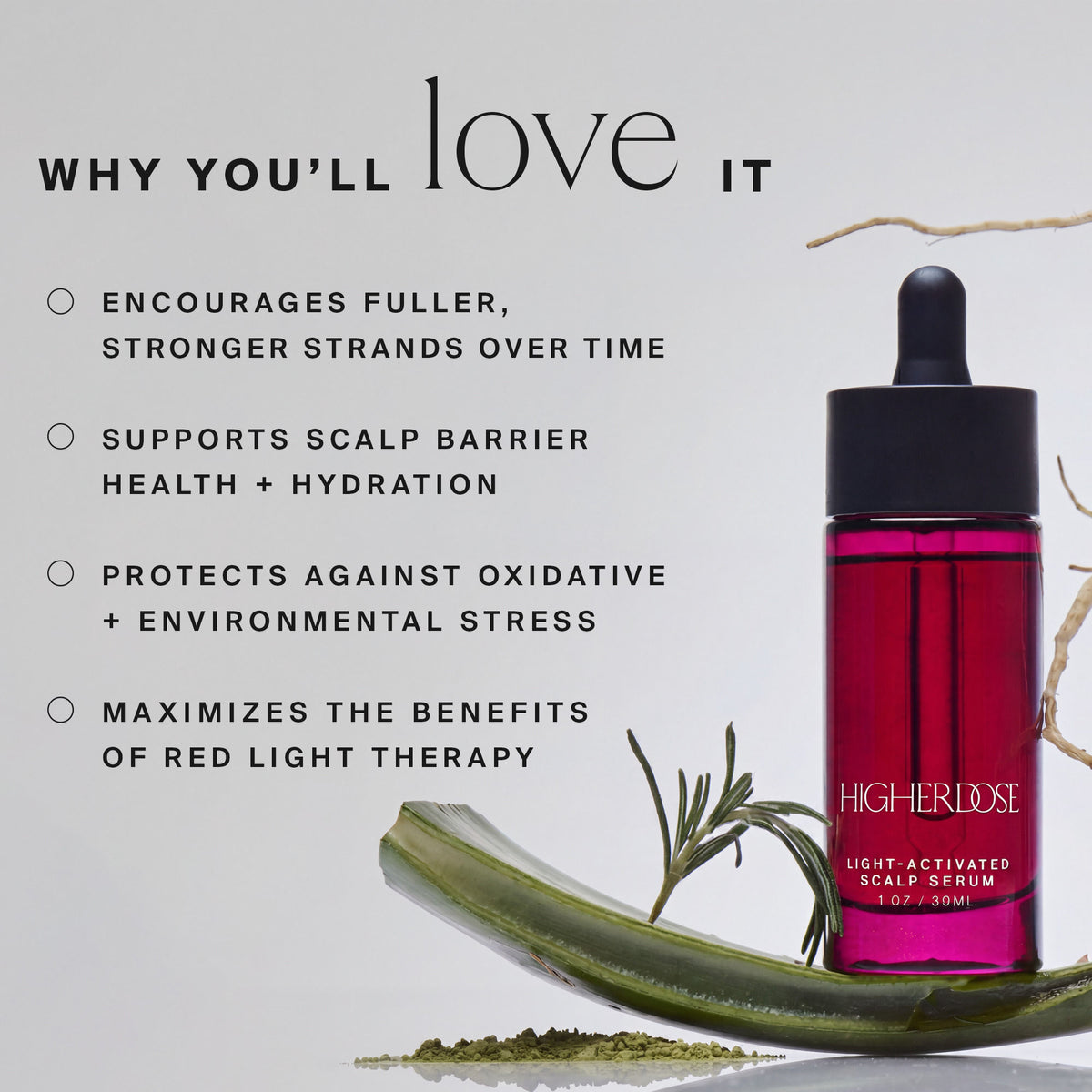 Information related to HigherDose Light-Activated Scalp Serum