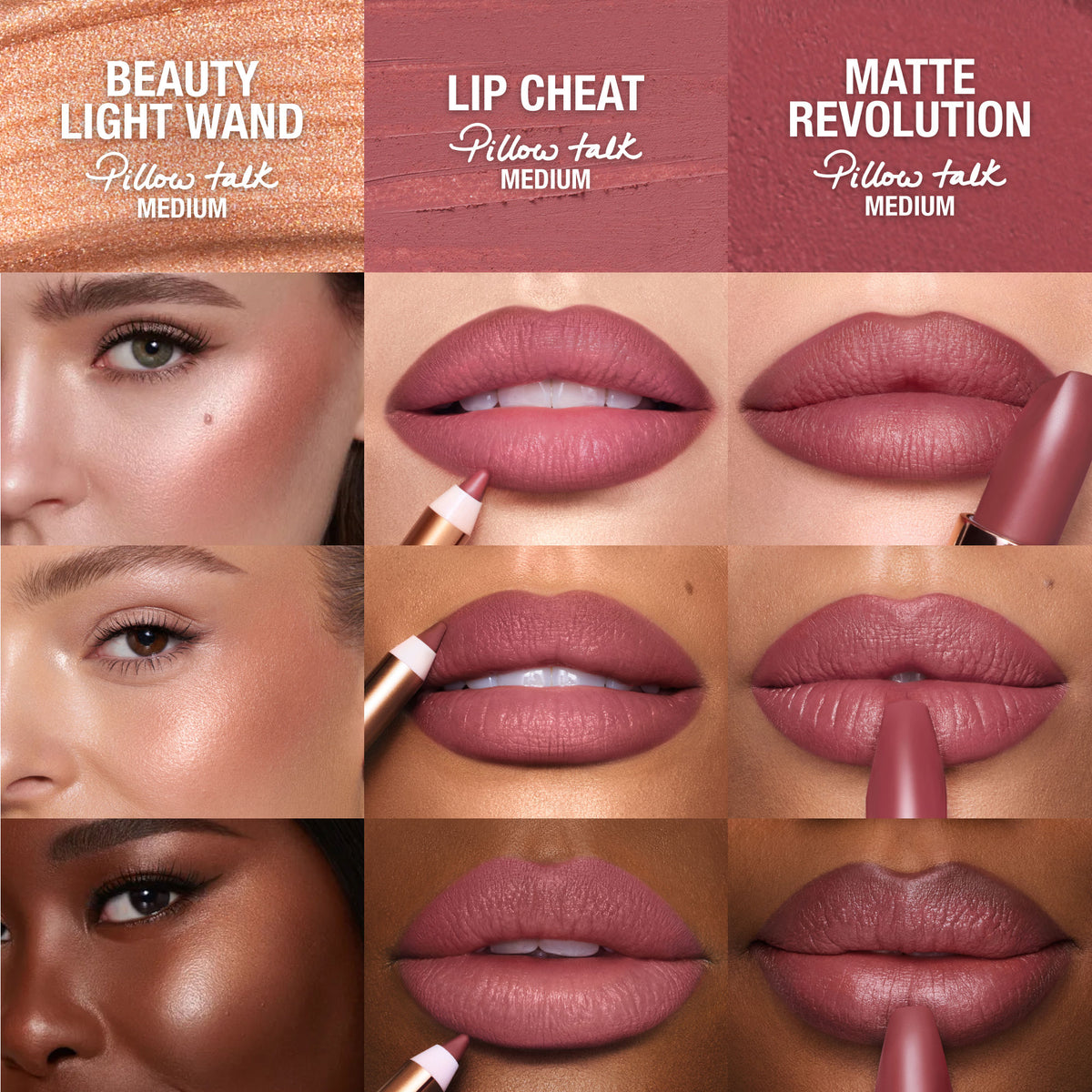 Lifestyle image of Charlotte Tilbury Pillow Talk Icons On The Go (Limited Edition)