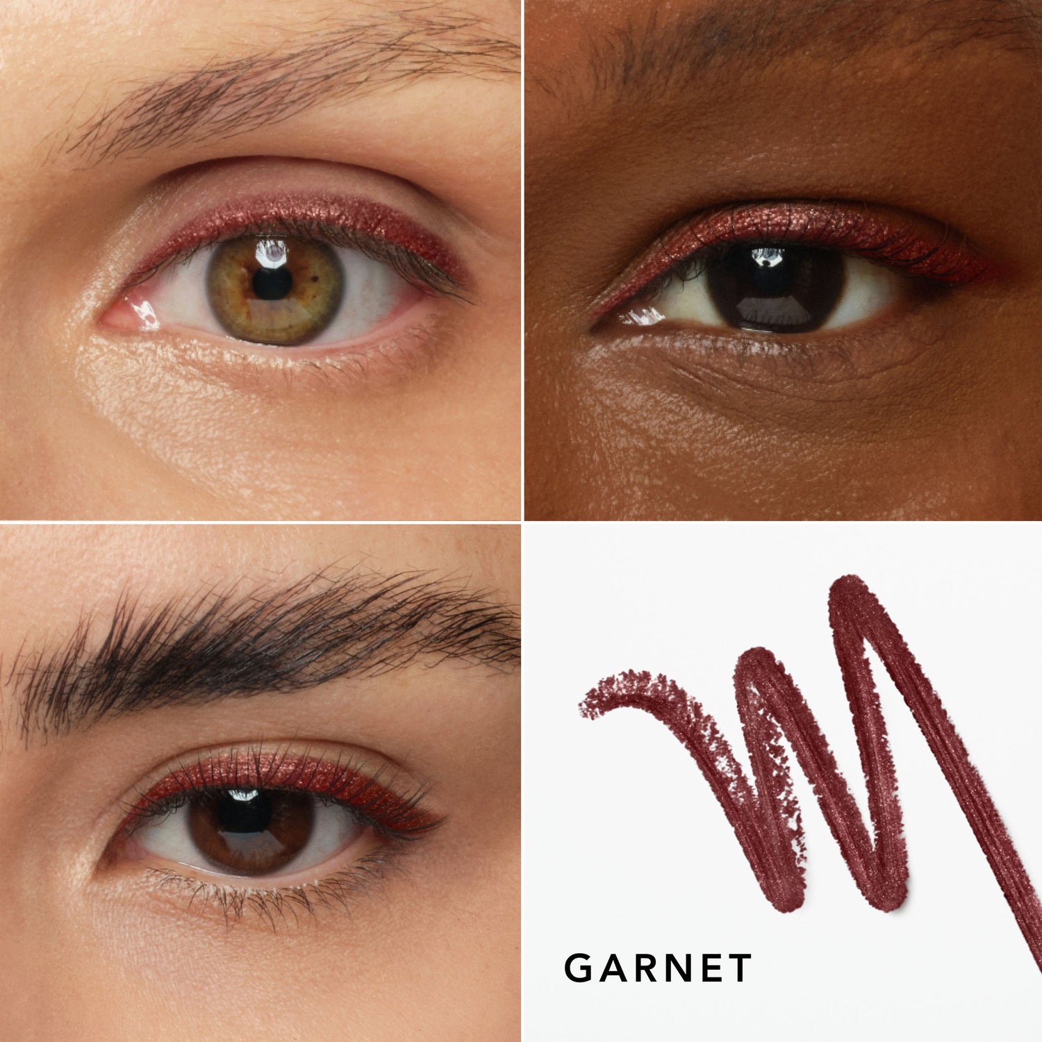 Model image of Chantecaille Luster Glide Eyeliner Garnet