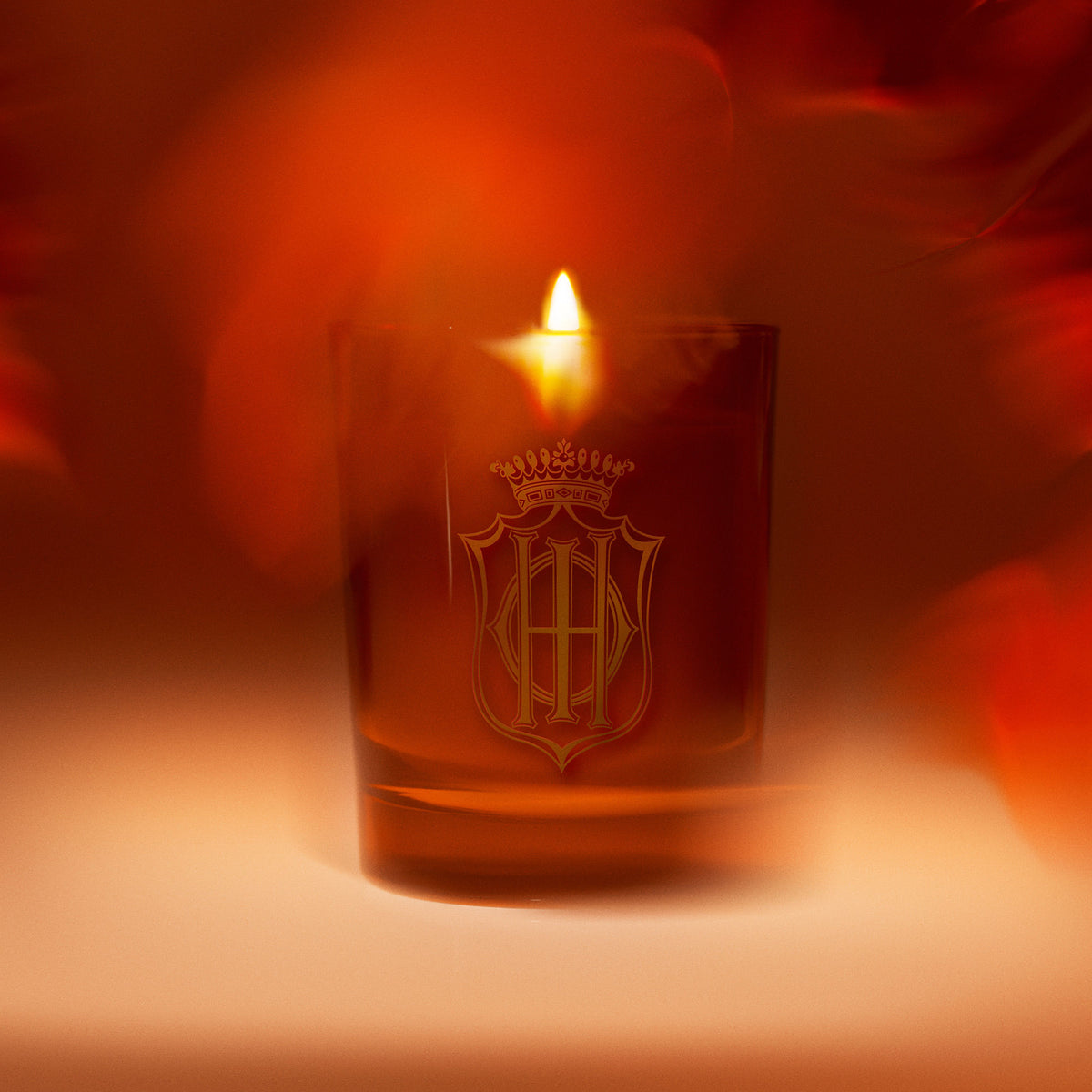 Lifestyle image of Sisley Paris Wood and Orange Zest Candle
