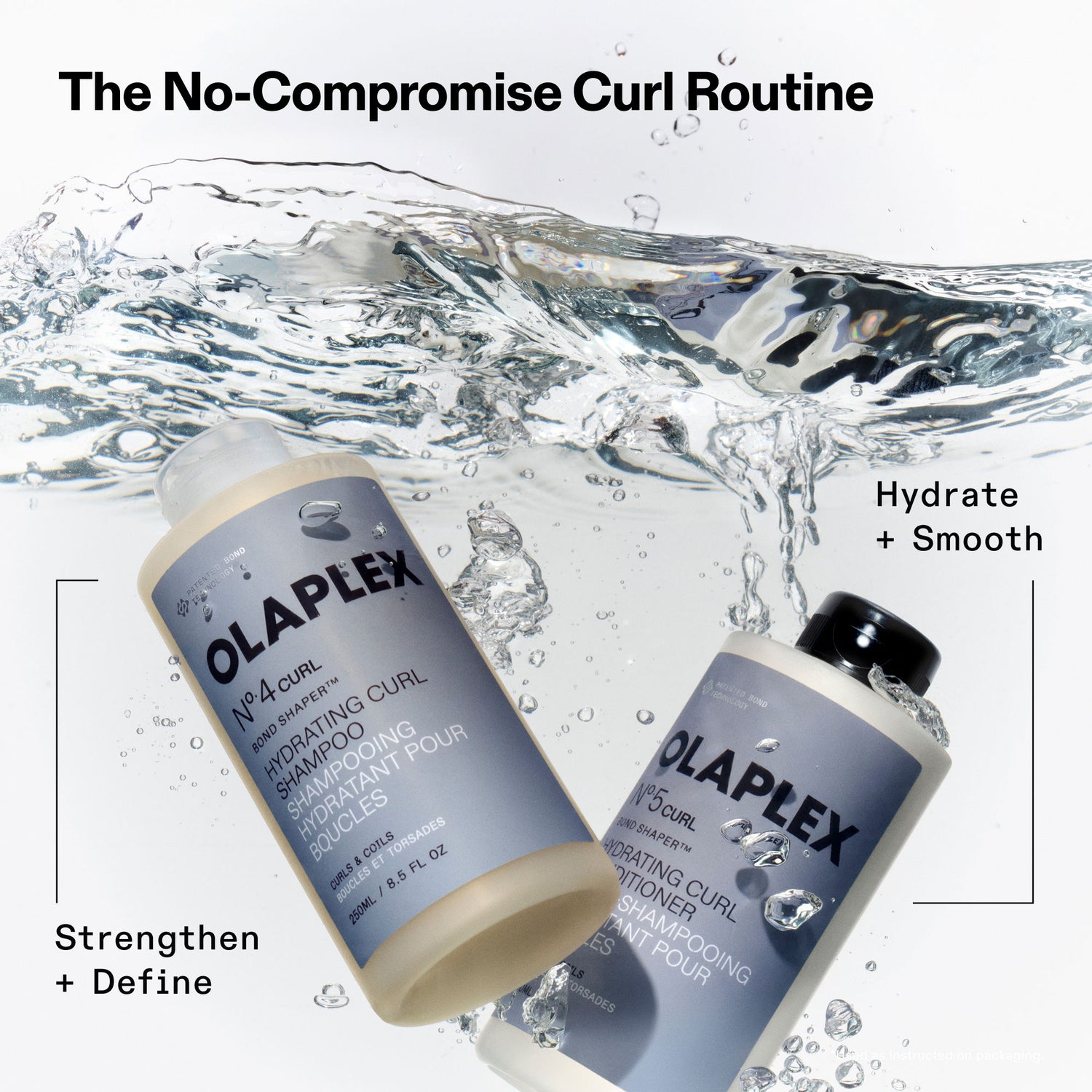 Lifestyle image of Olaplex N°5Curl Bond Shaper Hydrating Curl Conditioner