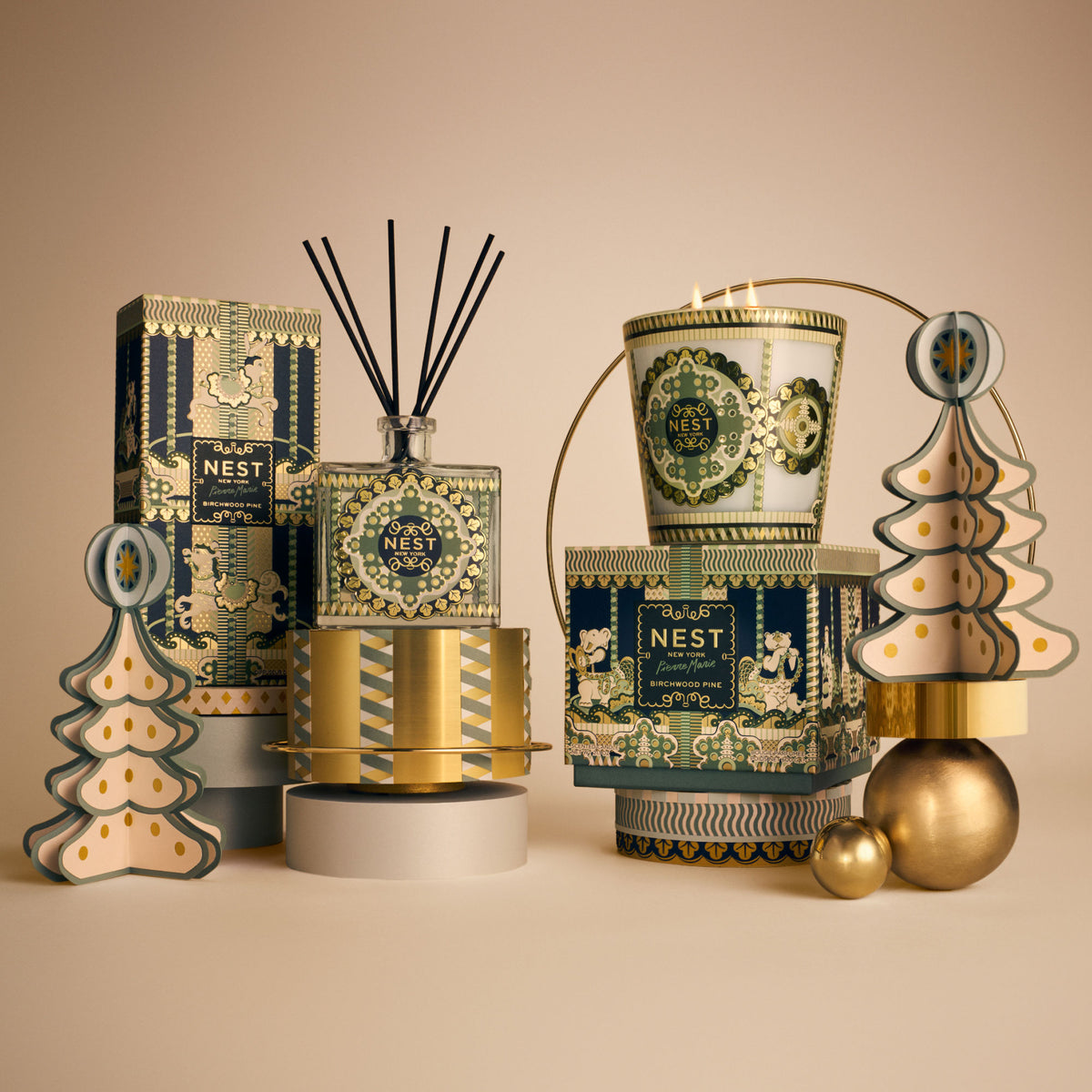 Image of product in the same collection as Nest New York Nest New York x Pierre Marie Birchwood Pine 3-Wick Candle (Limited Edition)