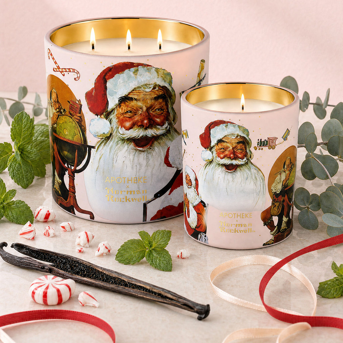 Image of product in the same collection as Apotheke Peppermint Taffy Norman Rockwell Classic Candle (Limited Edition)