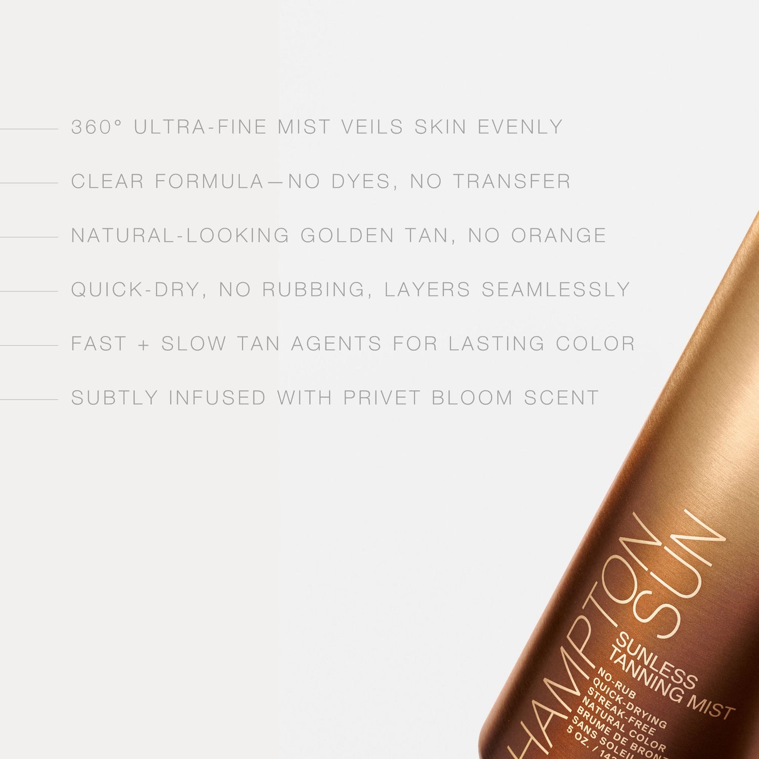 Information related to Hampton Sun Sunless Tanning Mist